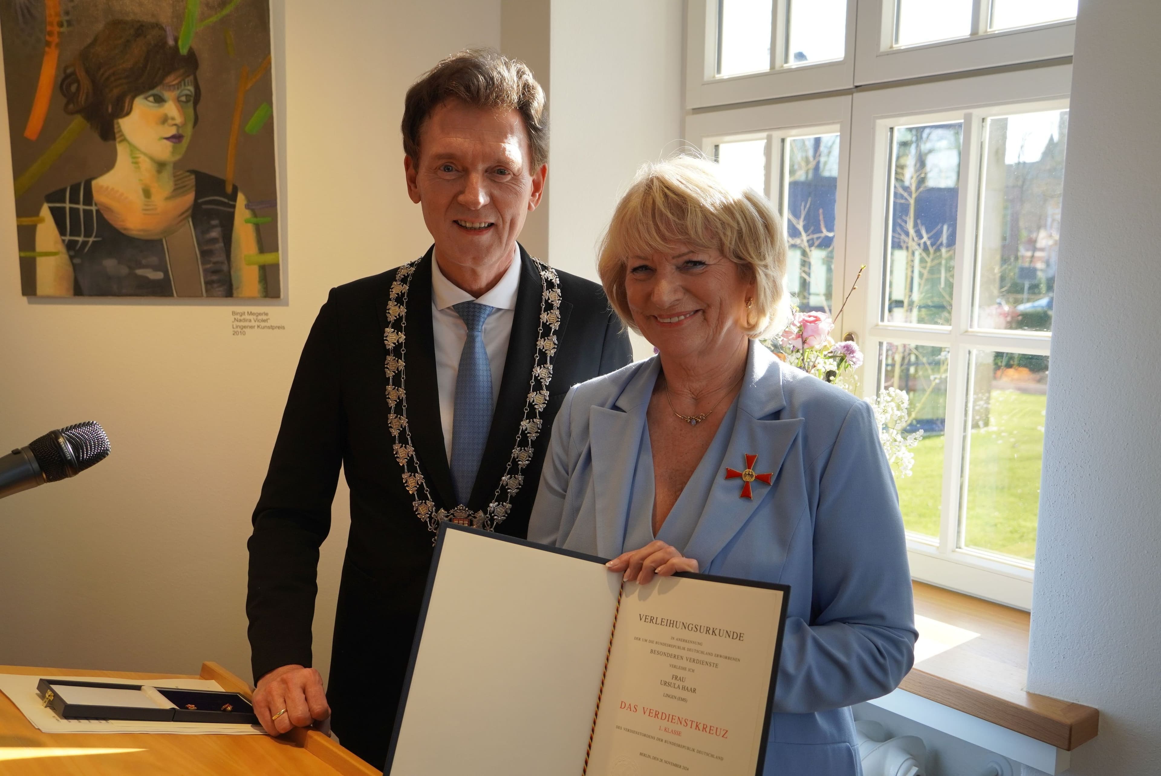 Ulla Haar: Bundesverdienstkreuz 1. Klasse | Symbolbild