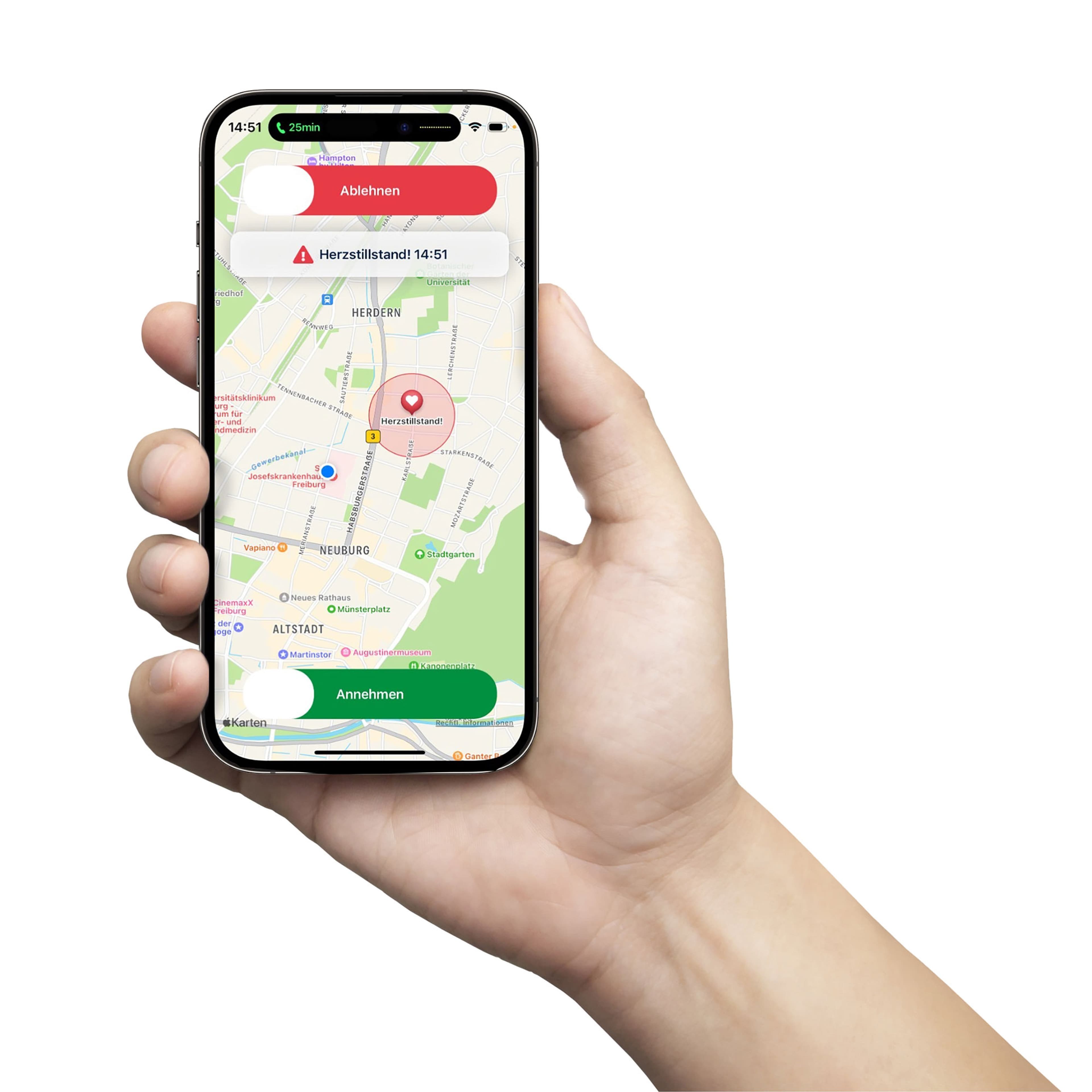Lebensretter-App verbindet Landkreise Aschaffenburg und Miltenberg für schnellere Hilfseinsätze. Lebensretter-App verbindet Landkreise Aschaffenburg und Miltenberg für schnellere Hilfseinsätze.