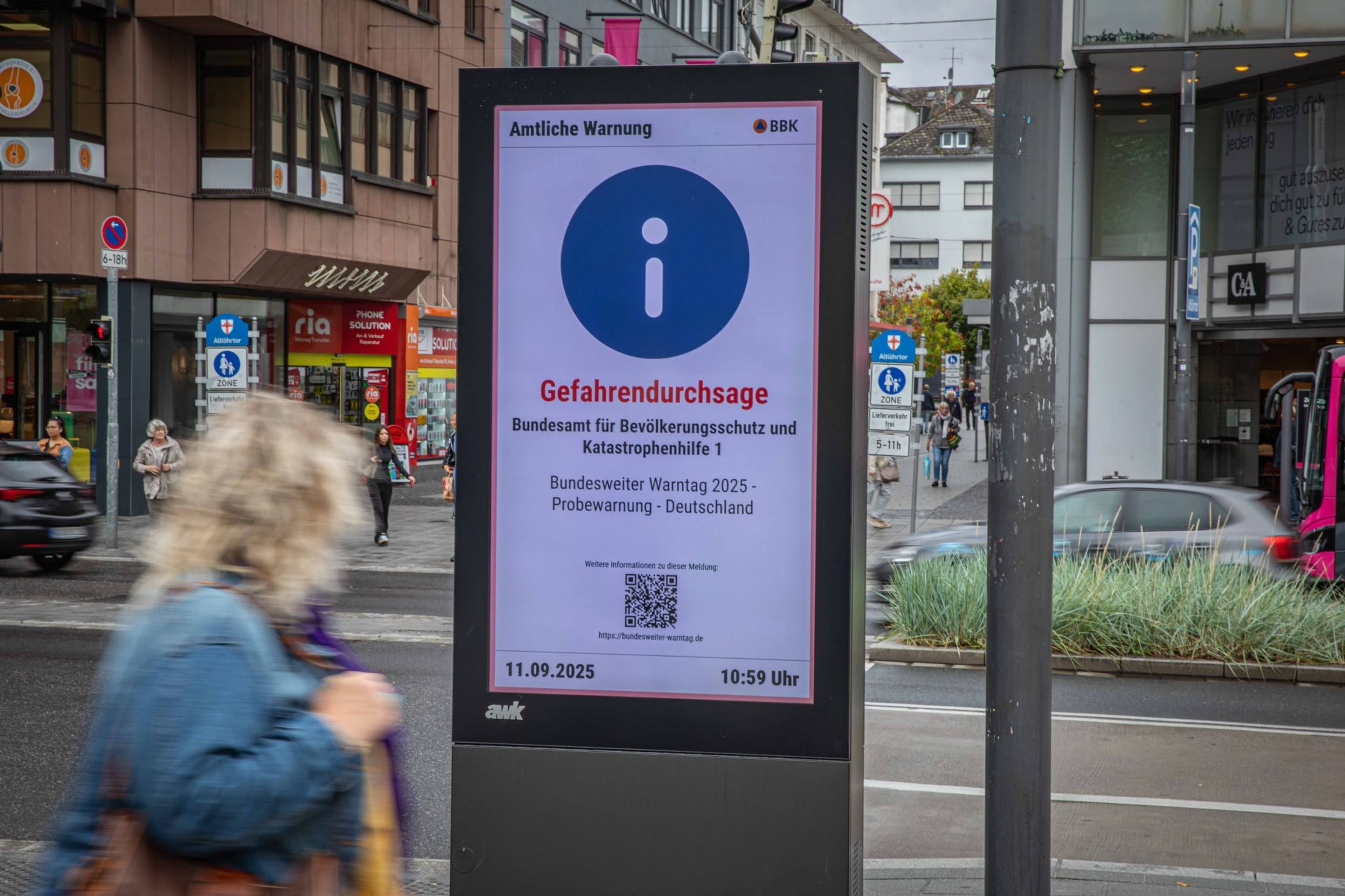 Koblenz testet neue digitale Warnsysteme | Symbolbild