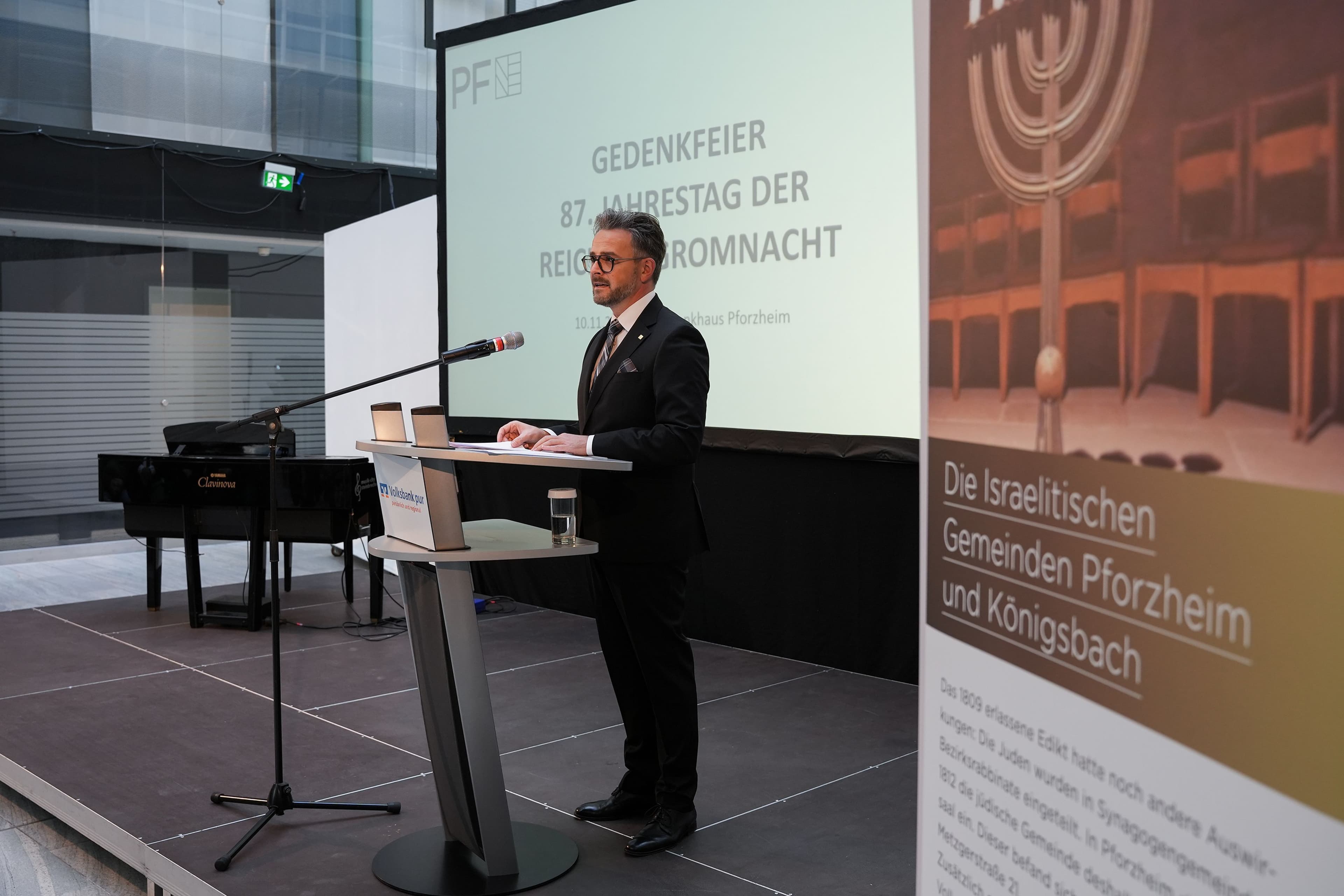 Erinnerung an die Reichspogromnacht in Pforzheim | Symbolbild