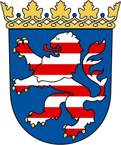 Wappen von Bundesland Hessen