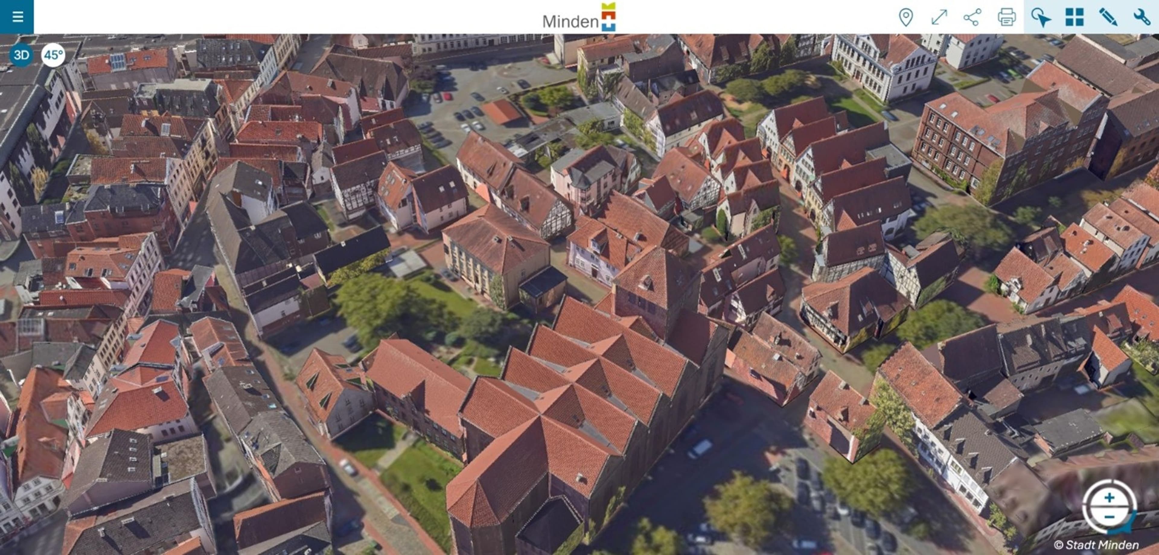 Historische Stadtkerne in OWL als digitale 3D-Modelle | Symbolbild