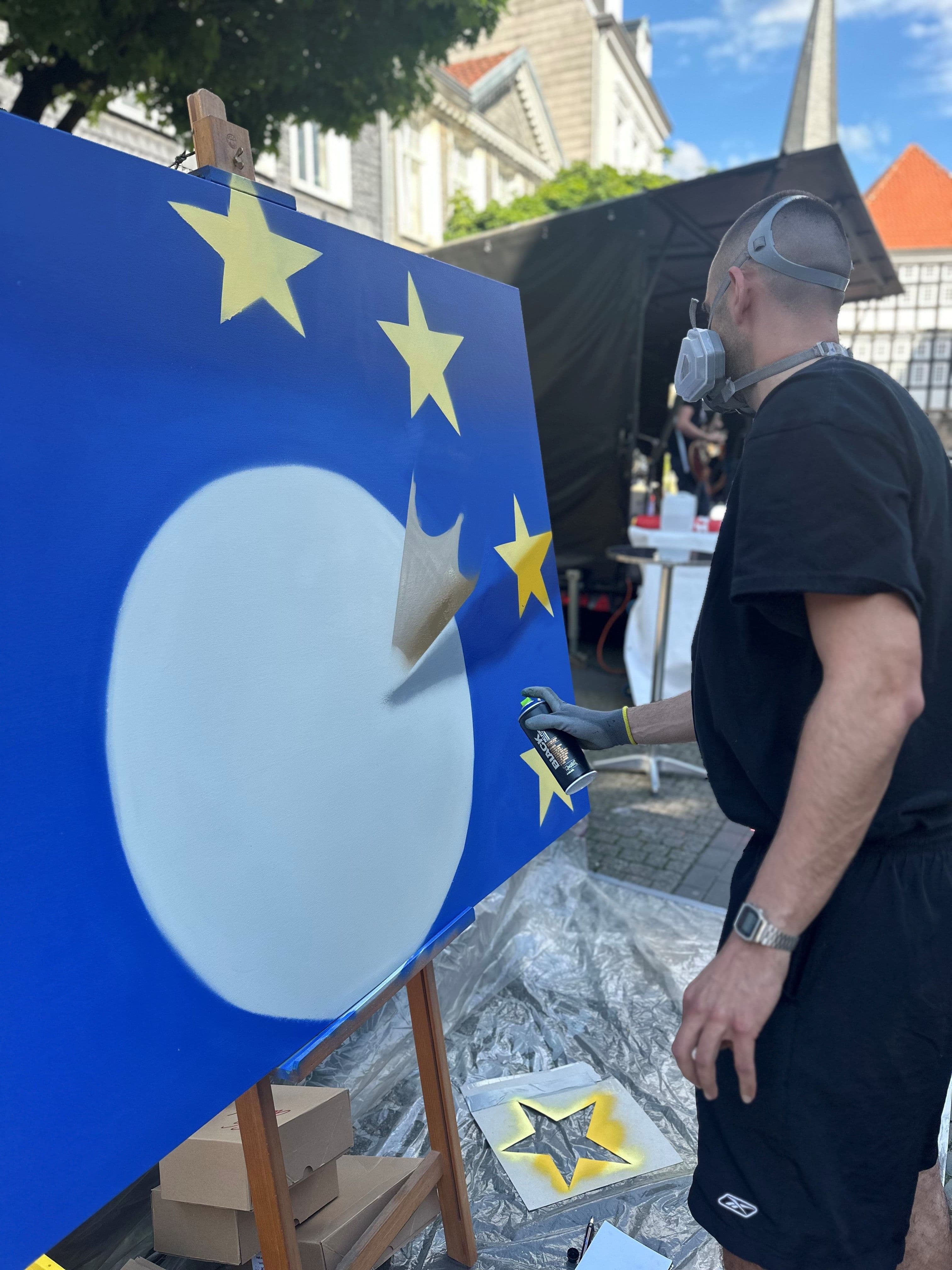 Kreativer Ausdruck der deutschen Einheit: Einheitskunst in Schwerin | Symbolbild