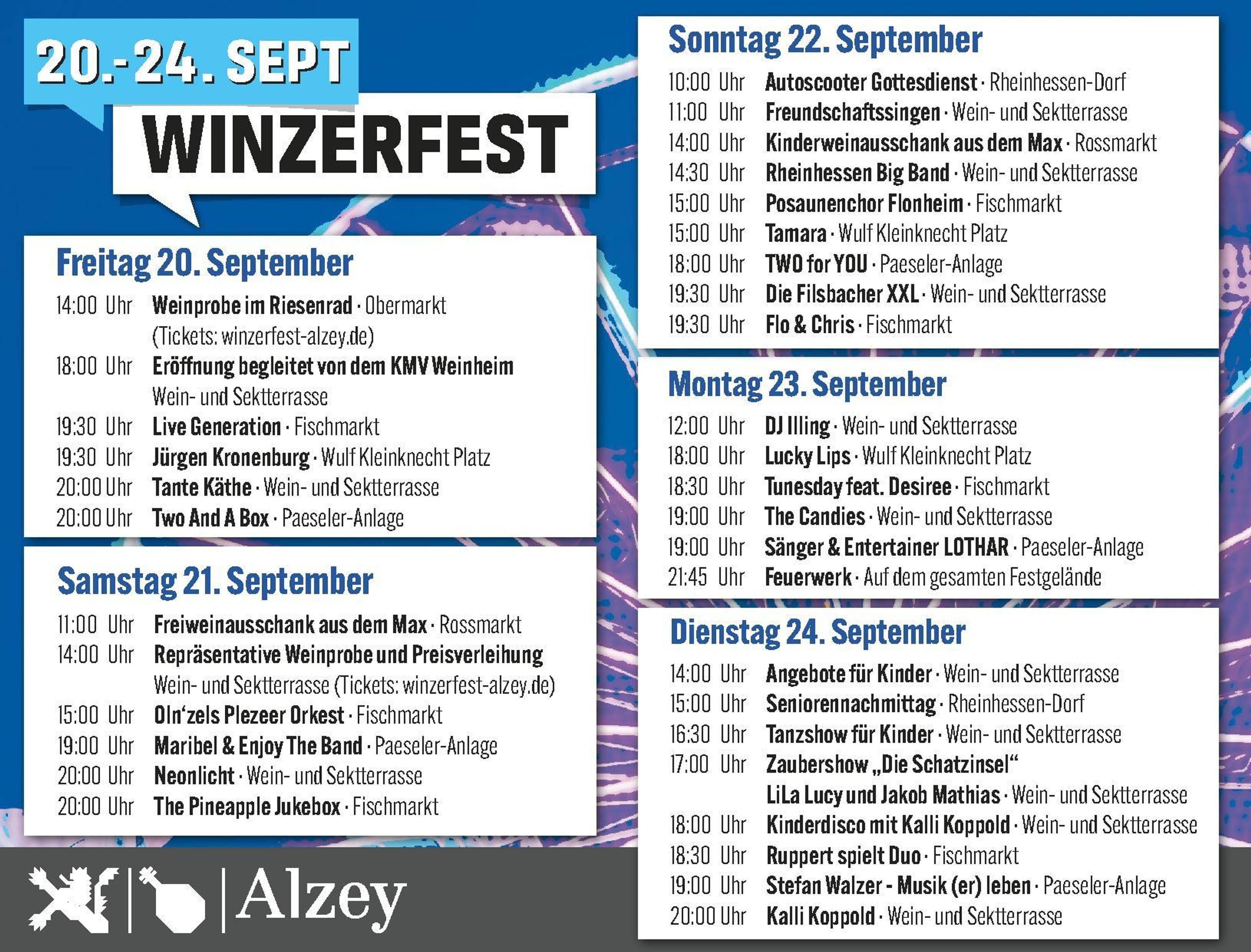 Entdecken Sie das 85. Alzeyer Winzerfest: Ein Fest der Sinne | Symbolbild