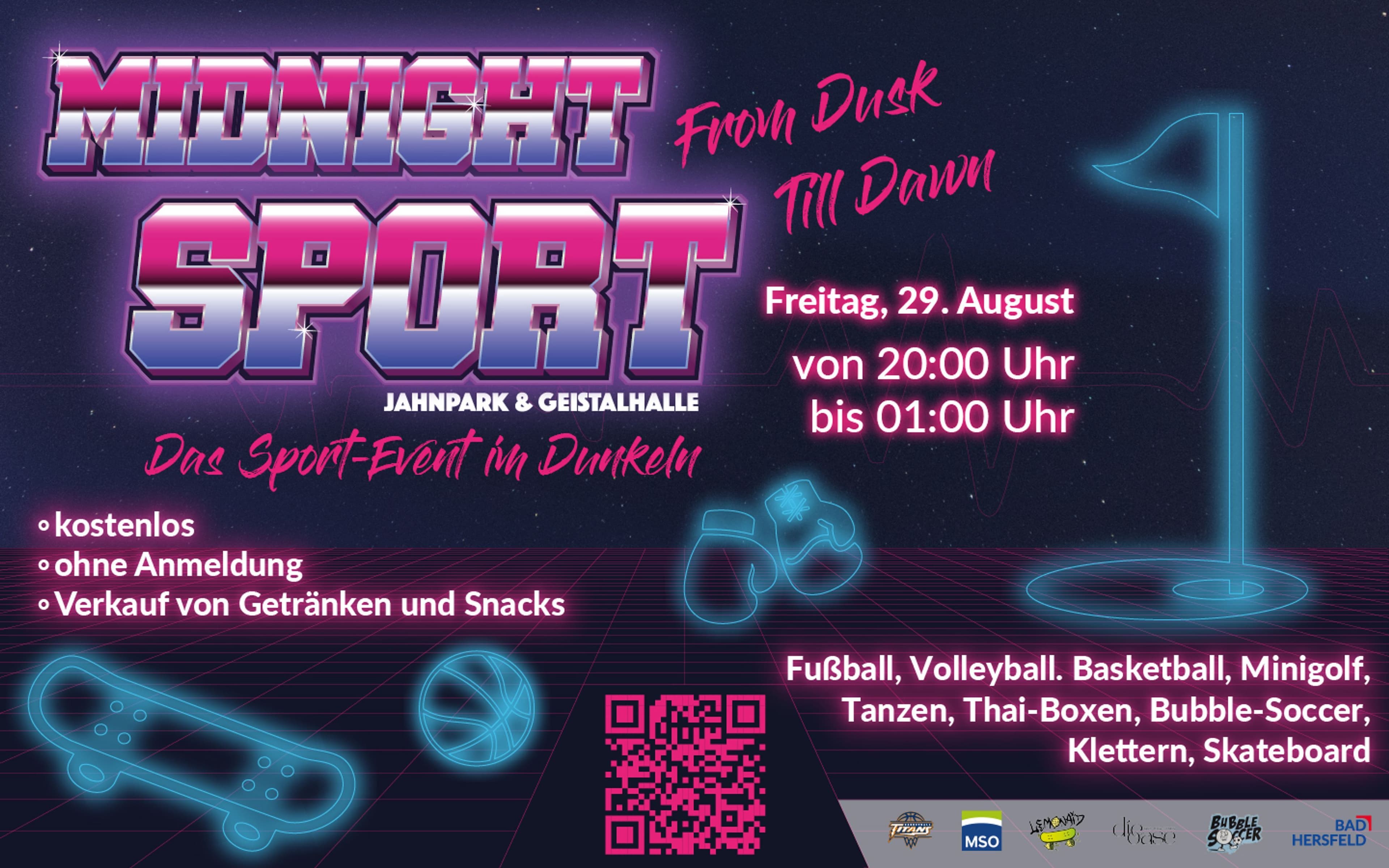 Sportnacht für Jugendliche in Bad Hersfeld | Symbolbild