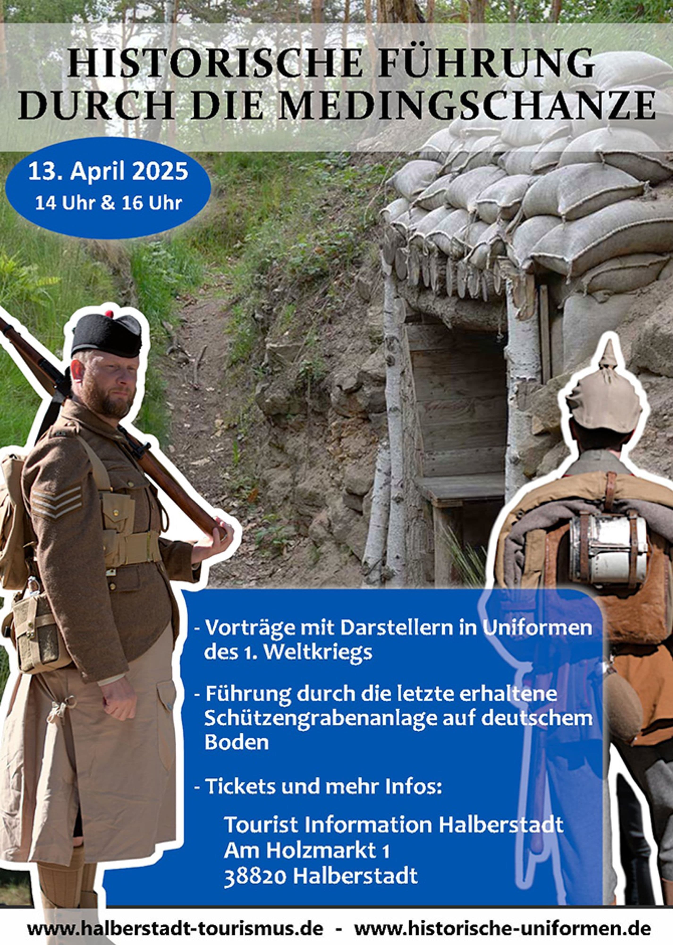 Historische Führung an der Medingschanze | Symbolbild