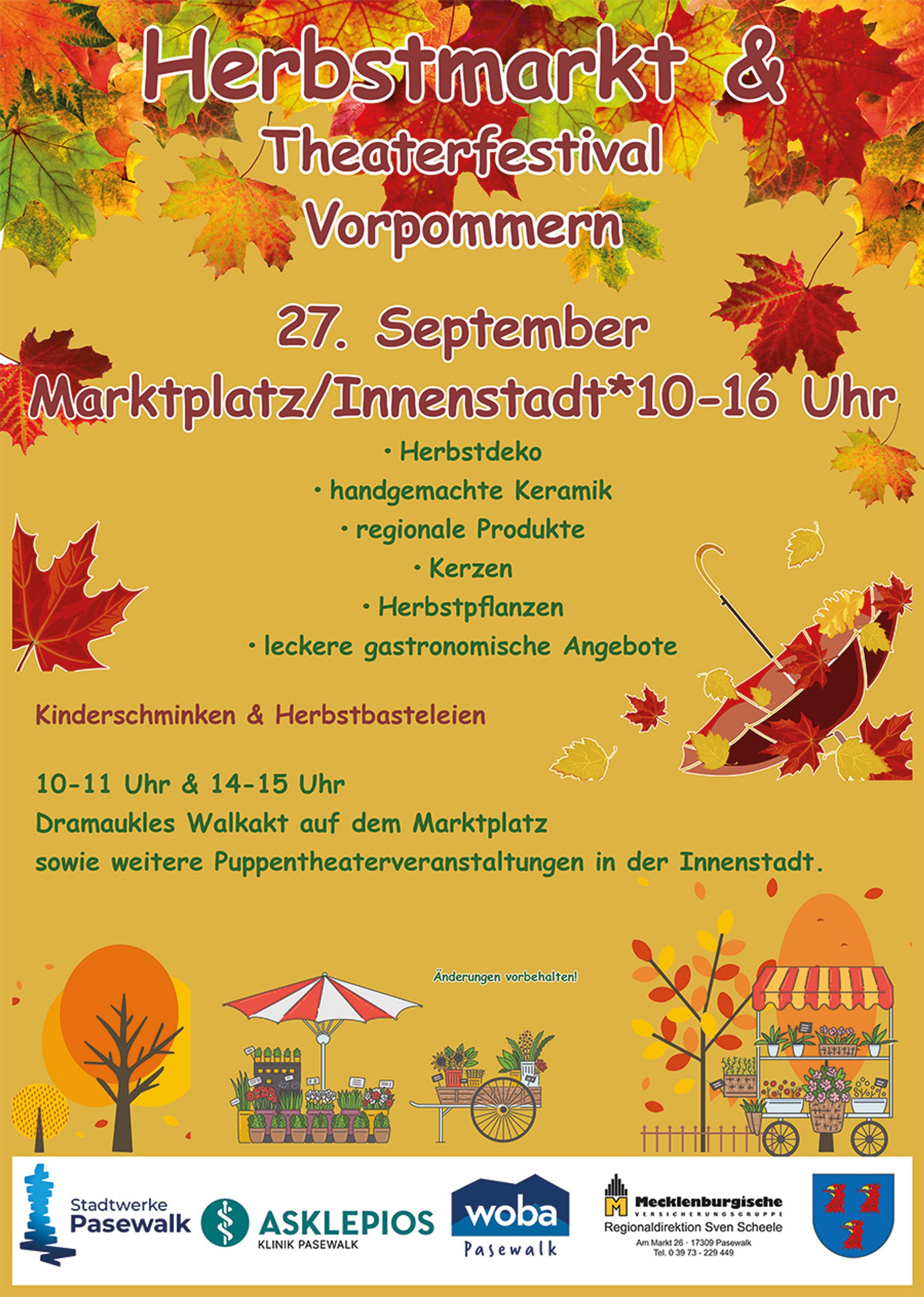 September voller Highlights in Pasewalk | Symbolbild