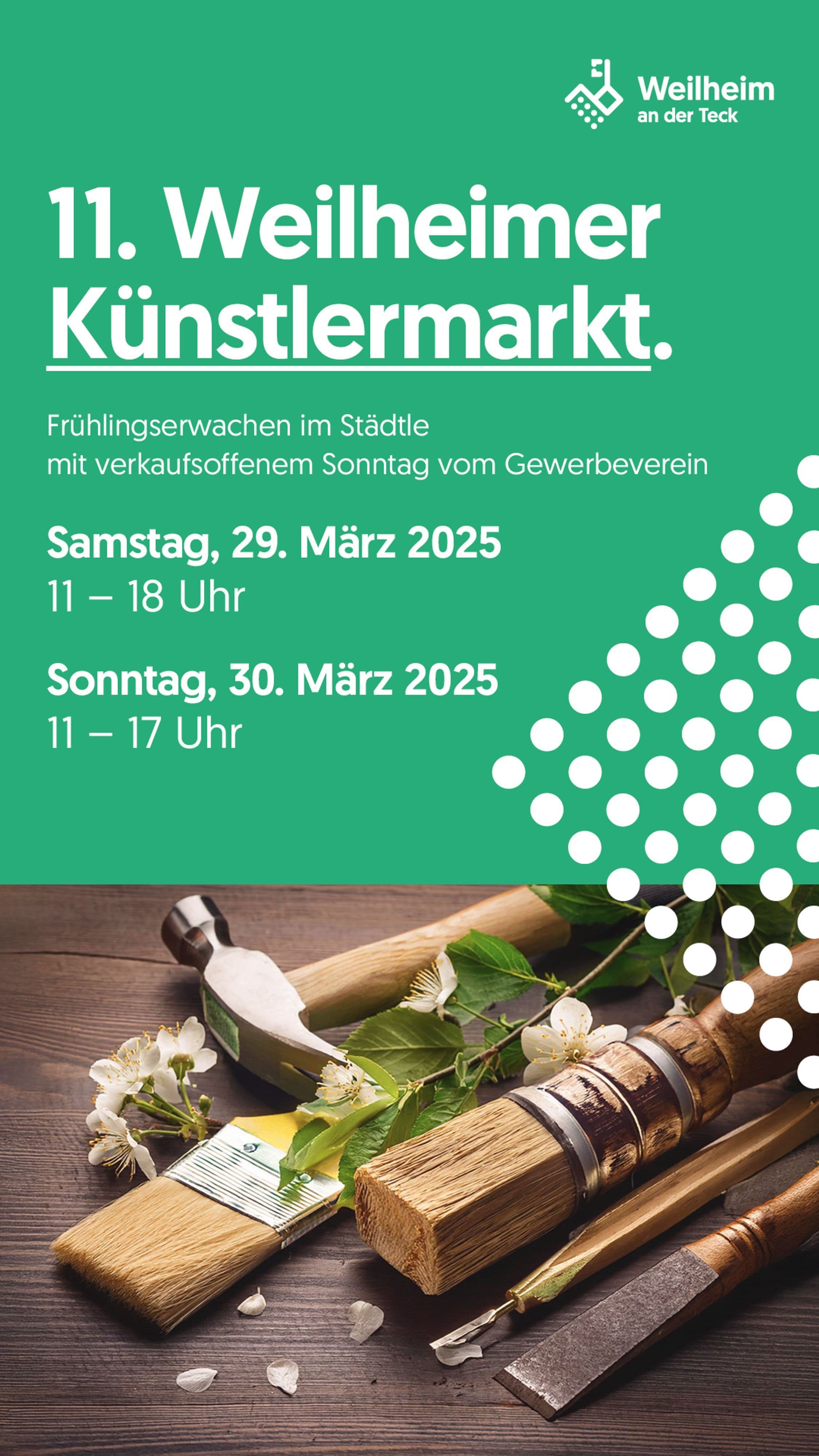 Kreatives Frühlings-Highlight: 11. Weilheimer Künstlermarkt | Symbolbild
