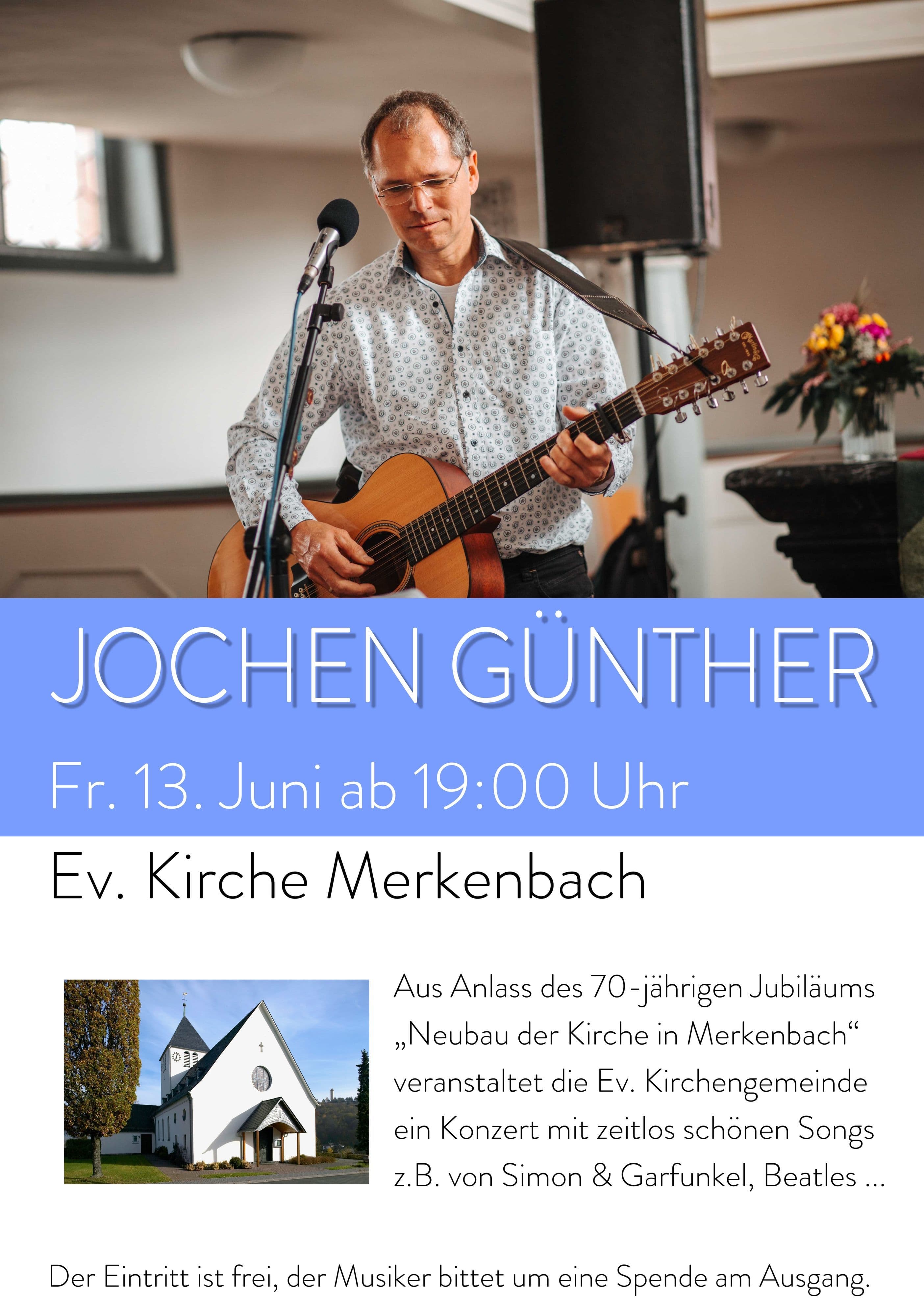 70 Jahre Kirche Merkenbach: Konzertabend zum Jubiläum | Symbolbild