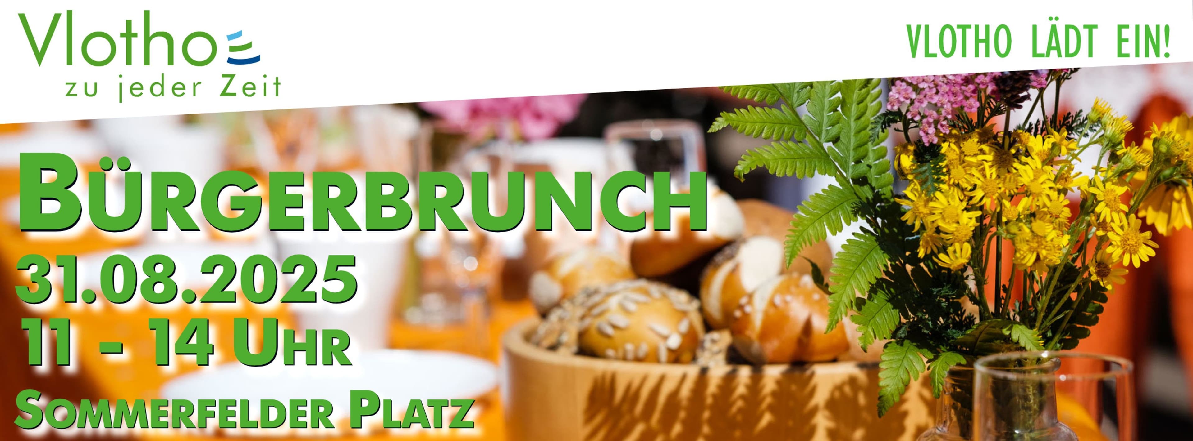 10. Bürgerbrunch in Vlotho – Gemeinsam genießen und feiern | Symbolbild