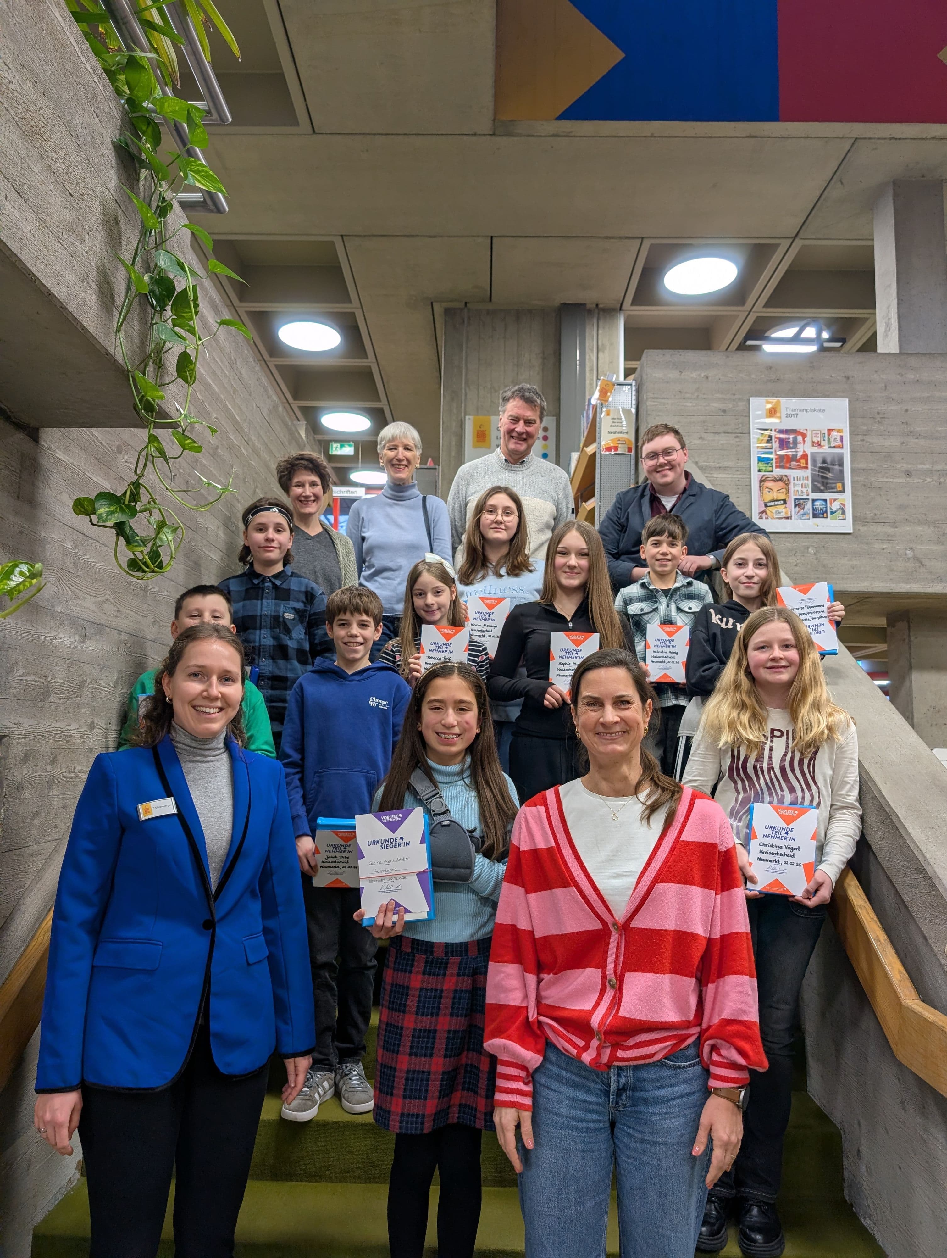 Sabina Angeli Schiller gewann den Regionalentscheid des Vorlesewettbewerbs in der Stadtbibliothek. Sabina Angeli Schiller gewann den Regionalentscheid des Vorlesewettbewerbs in der Stadtbibliothek.