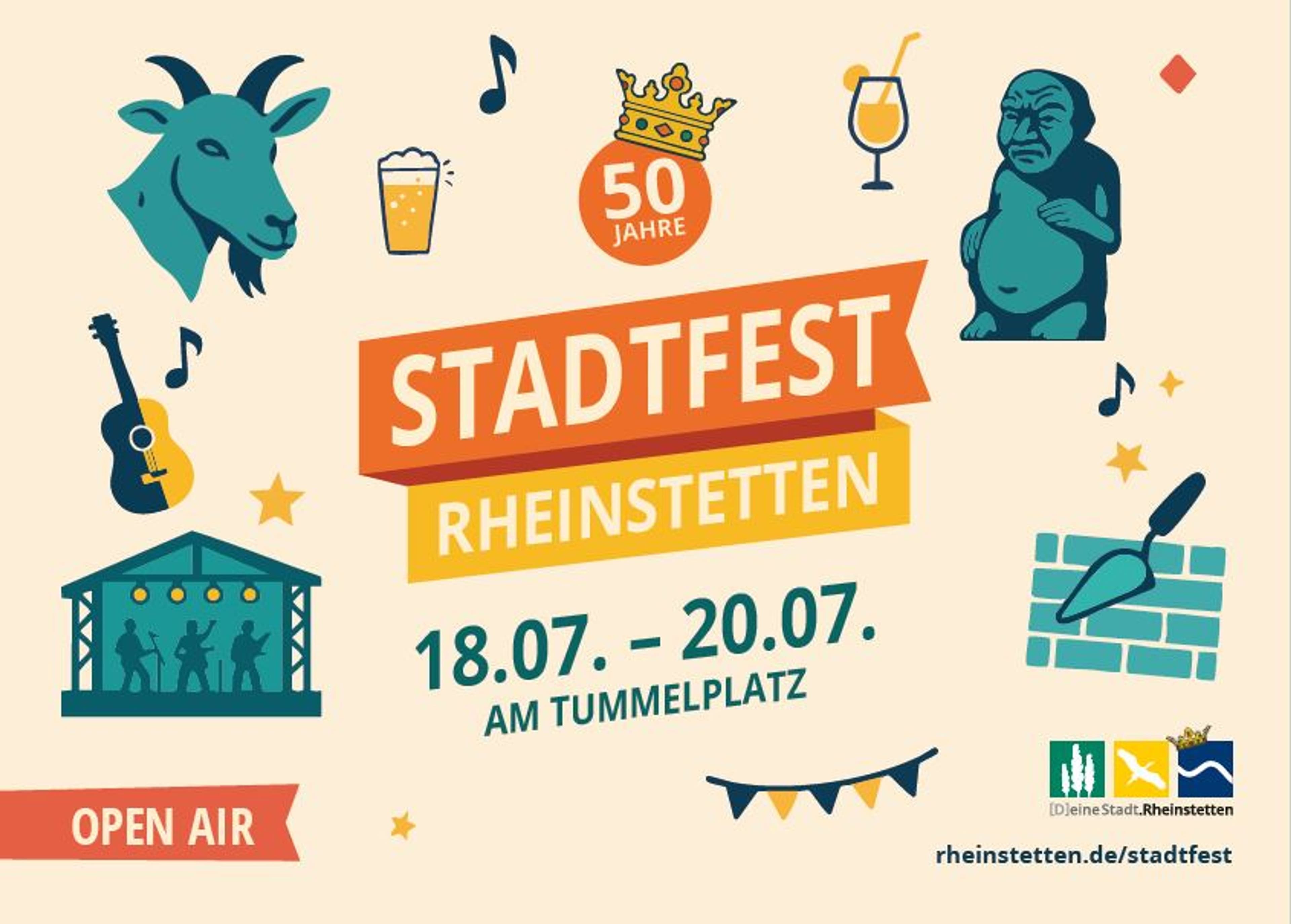 Rheinstetten feiert 50 Jahre Gemeinschaft | Symbolbild