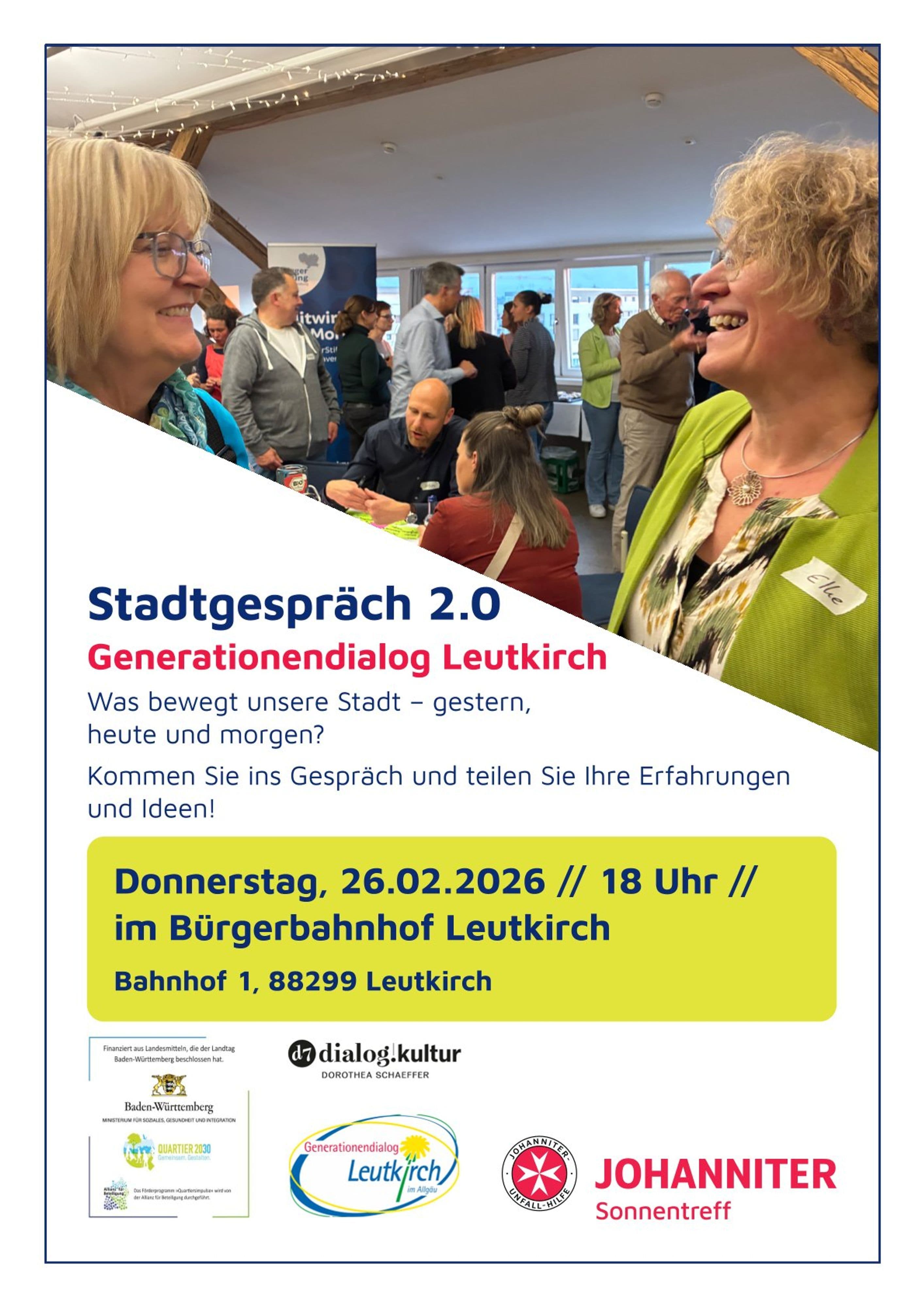 Leutkirch startet zweite Runde des Generationendialogs | Symbolbild