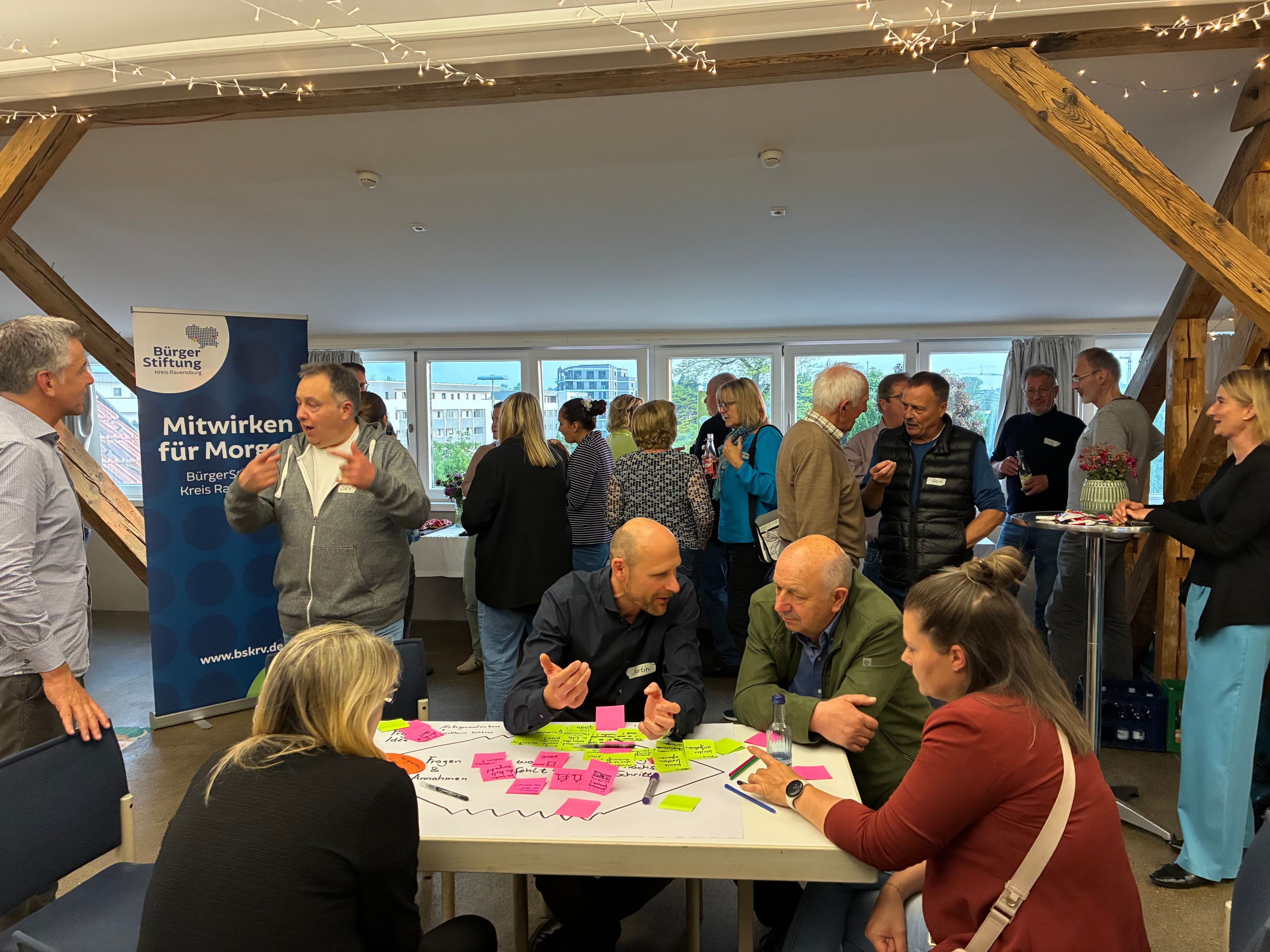 Eindrücke vom letzten Stadtgespräch Leutkirch im Mai 2025.