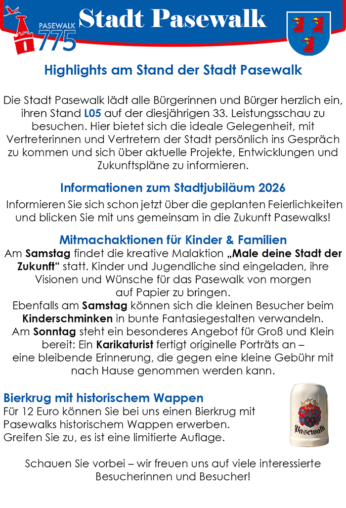 Sommer 2025 in Pasewalk: Vielfältige Events für alle | Symbolbild