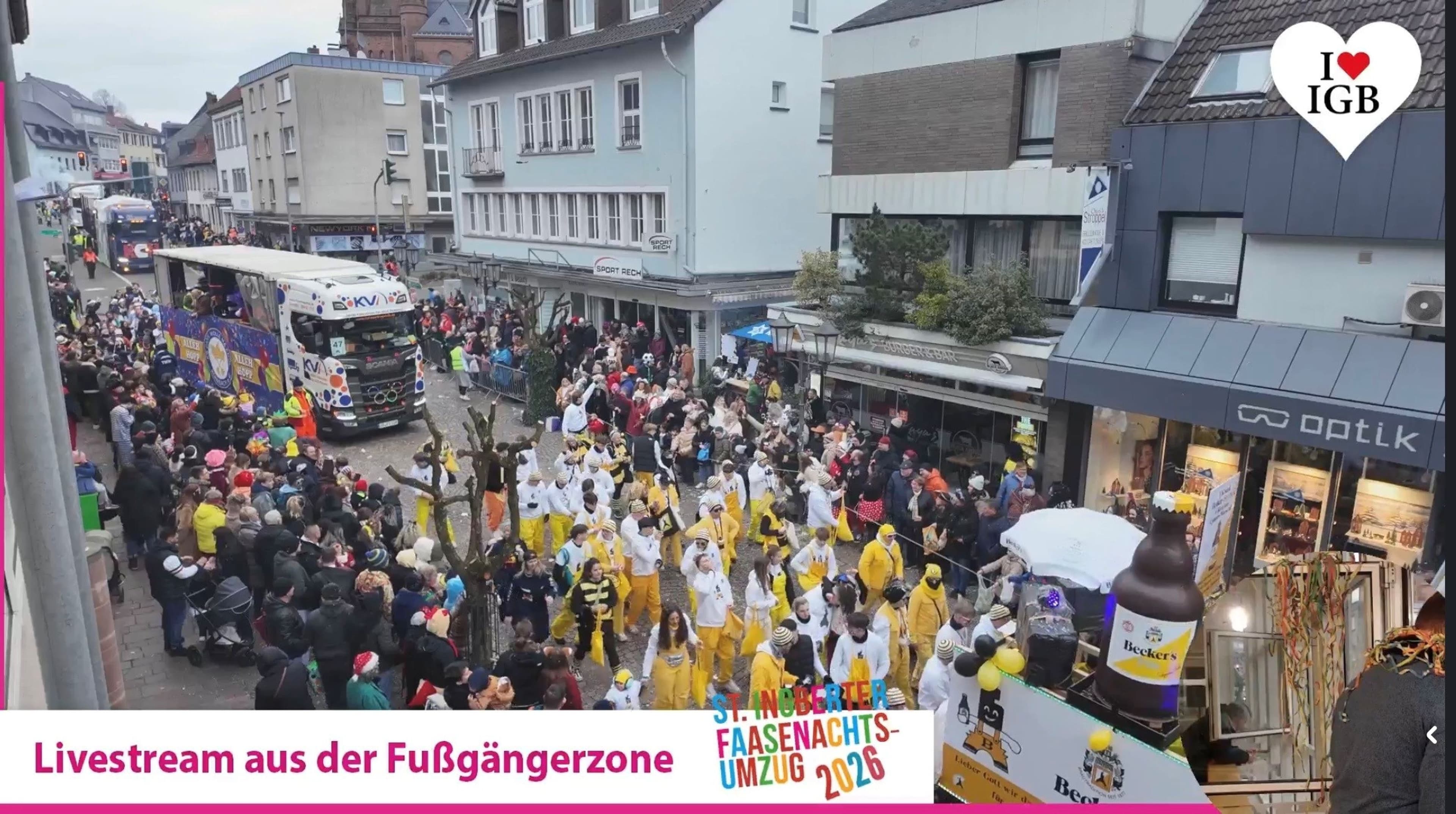 Erstmals konnte der Faasenachtsumzug in St. Ingbert live im Internet verfolgt werden. Erstmals konnte der Faasenachtsumzug in St. Ingbert live im Internet verfolgt werden.