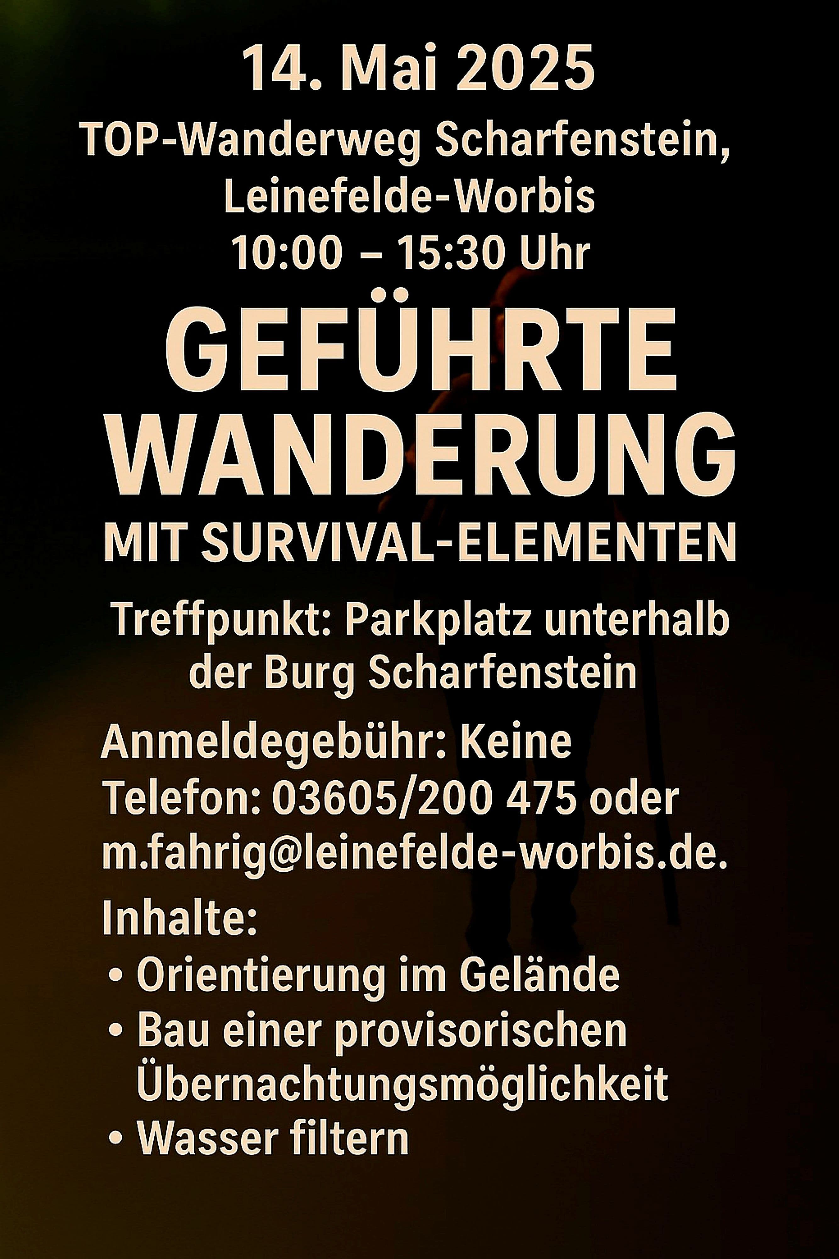 Abenteuer Natur: Survival-Wanderung am 14. Mai | Symbolbild