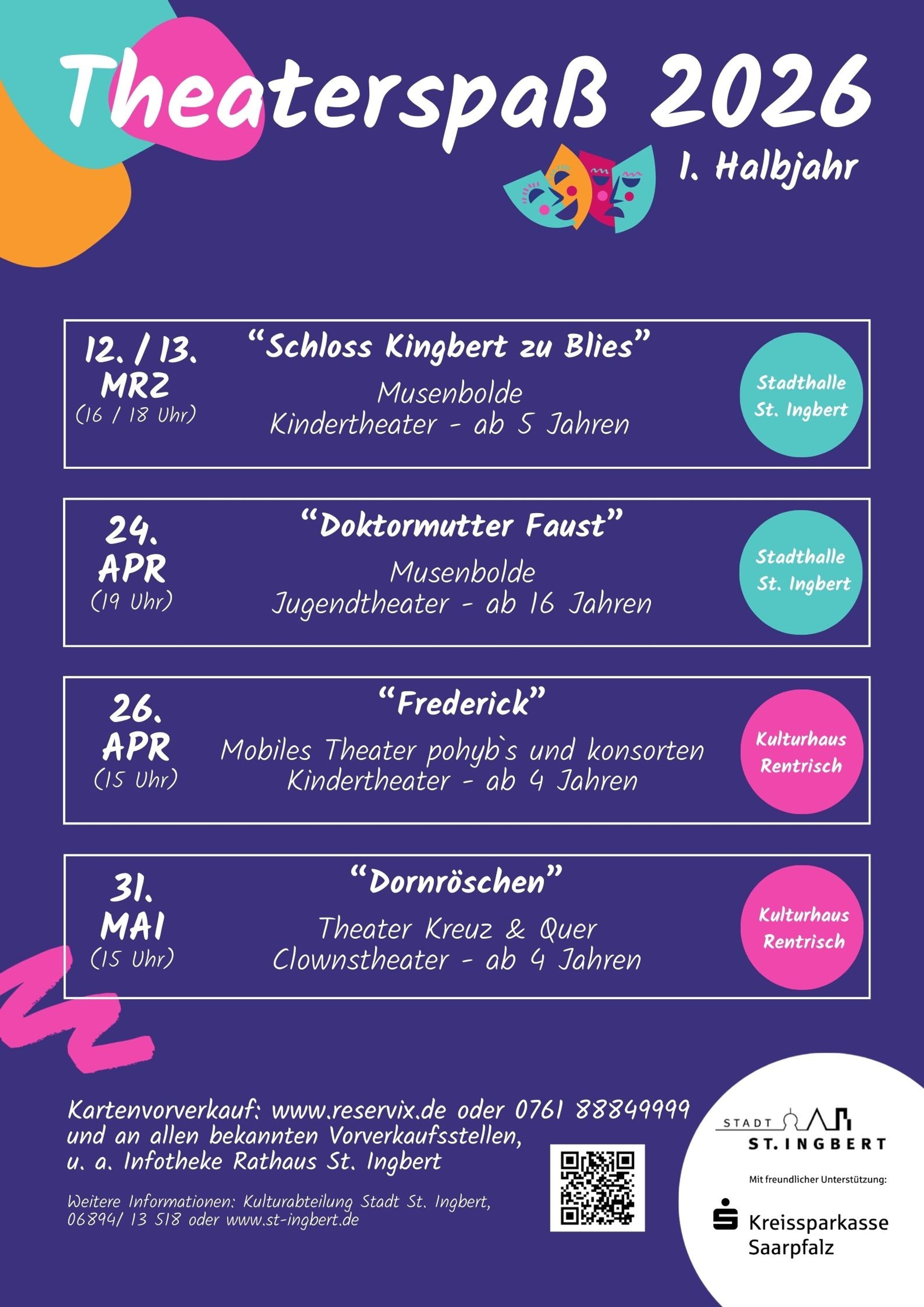St. Ingbert startet neue Theaterreihe für Familien | Symbolbild