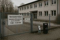 Servicehof Krekel schließt am 10. Dezember früher