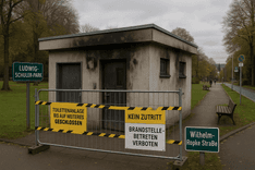 Brand im Ludwig-Schüler-Park: Toiletten gesperrt