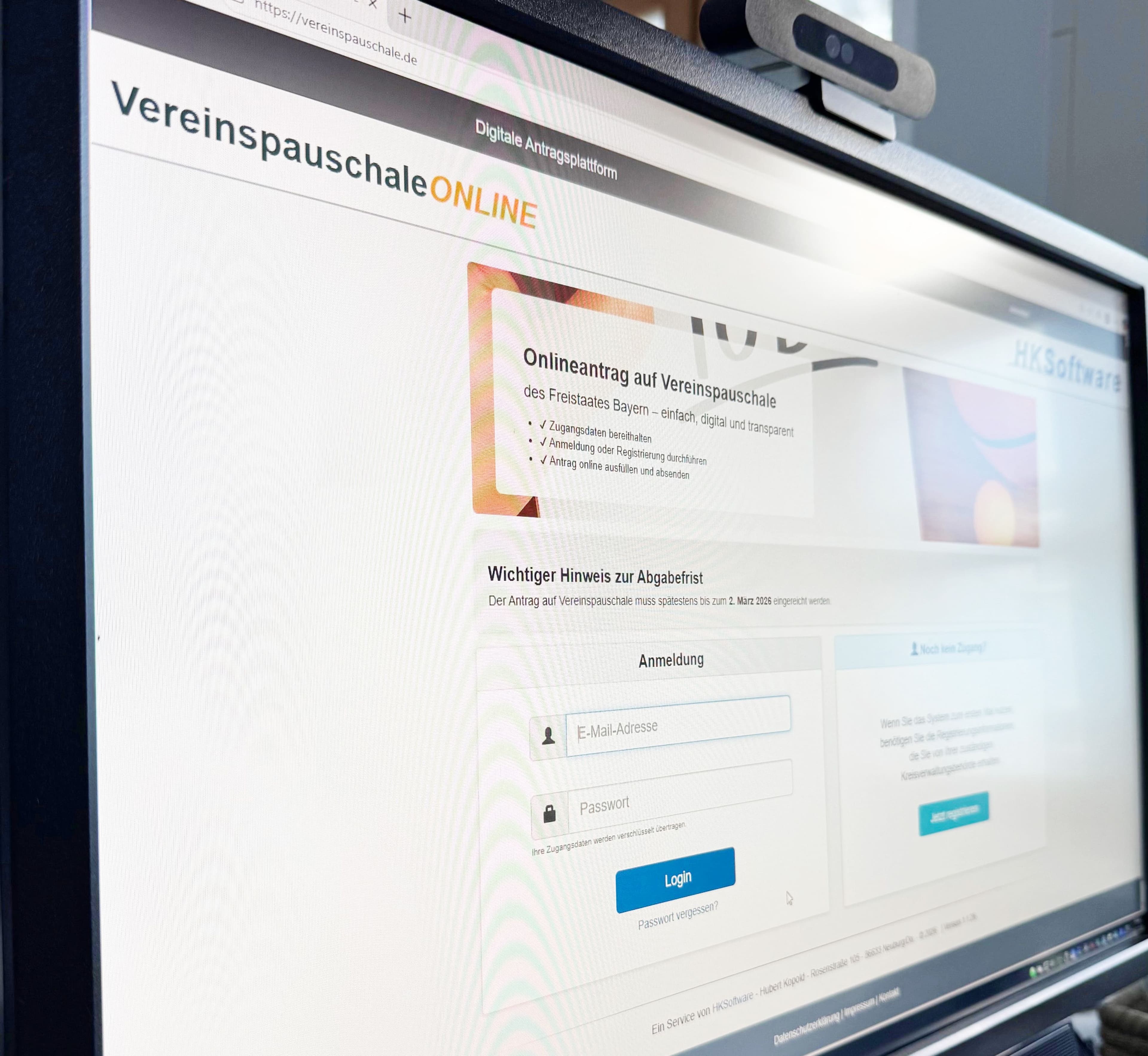 Der Antrag für die Vereinspauschale kann auch digital gestellt werden. Der Antrag für die Vereinspauschale kann auch digital gestellt werden.