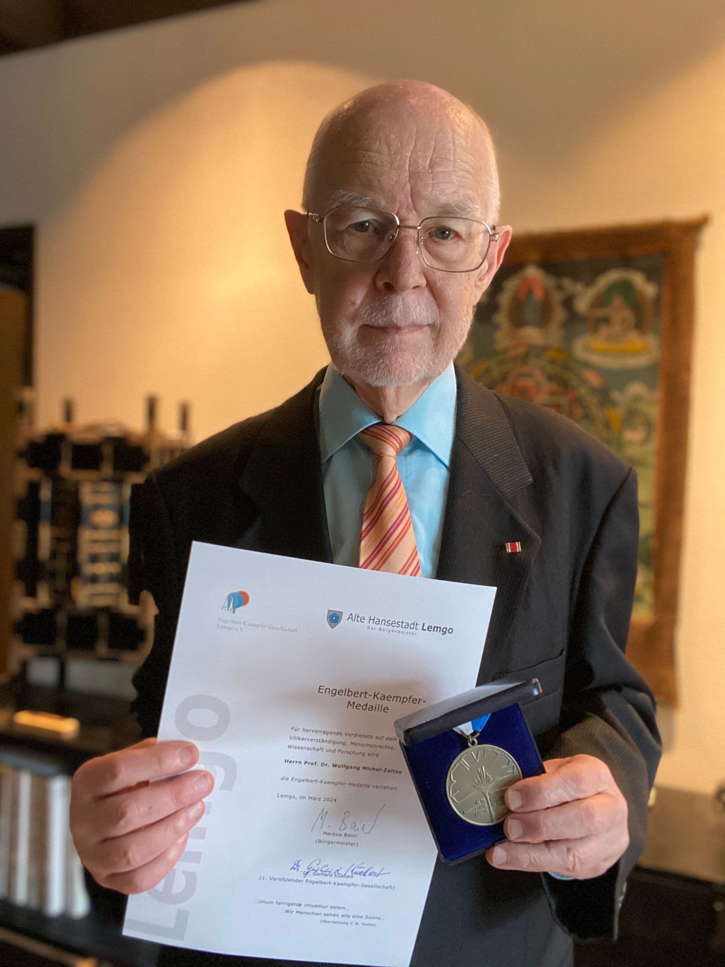 Engelbert-Kaempfer-Medaille für Japanologen und Kulturwissenschaftler