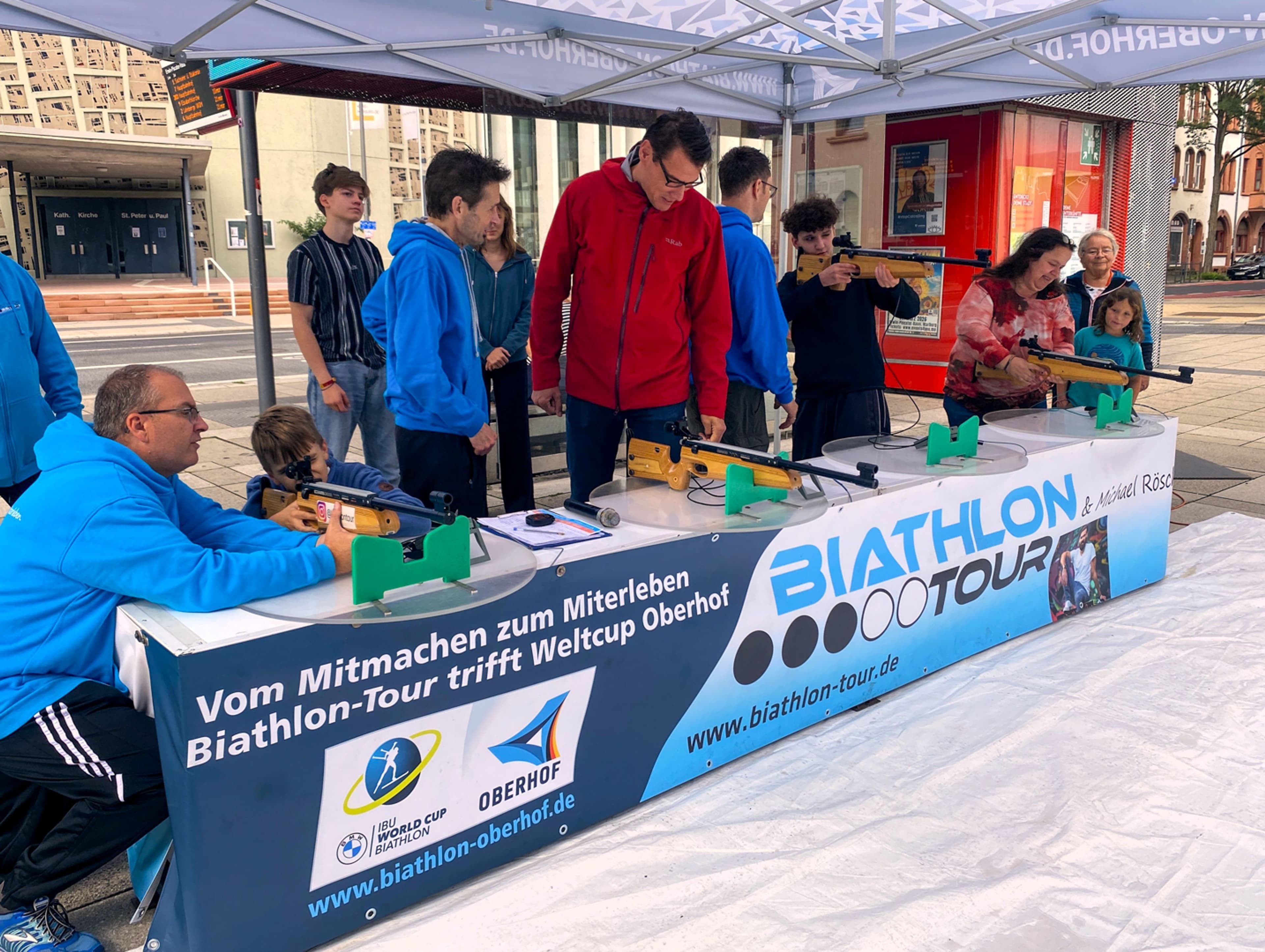 Biathlon ohne Schnee begeistert Marburg | Symbolbild