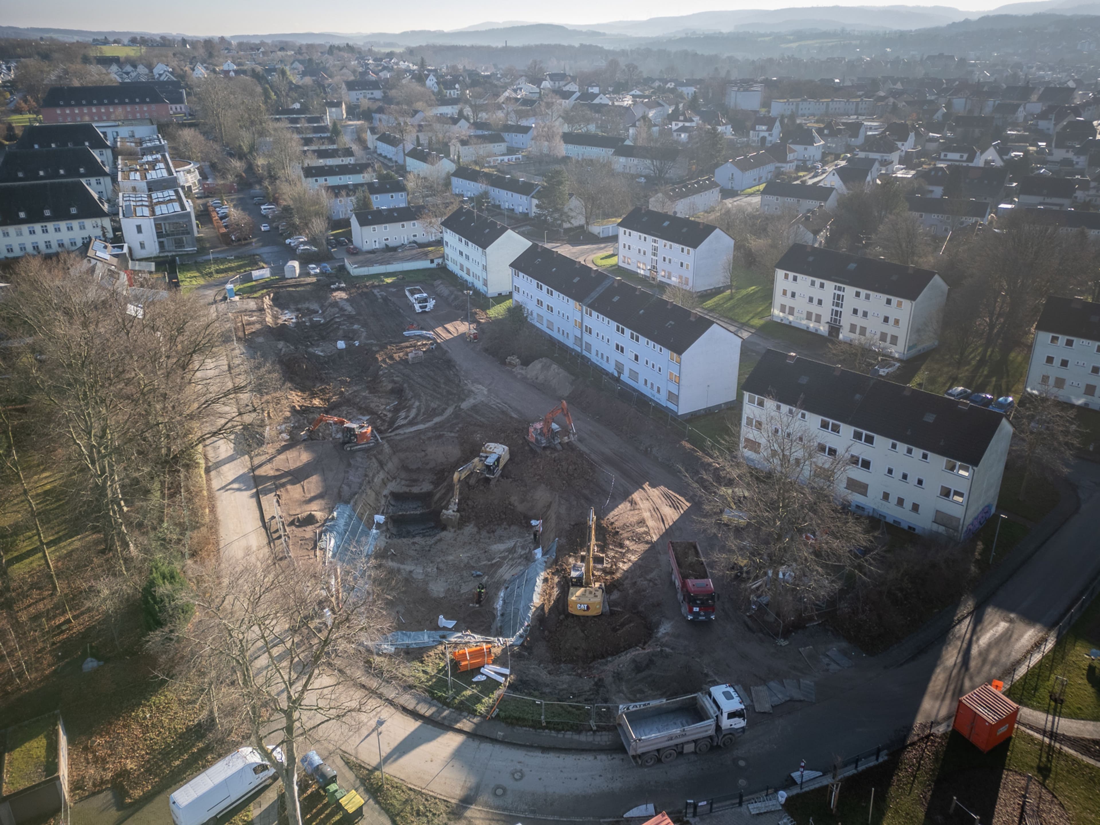 Der Hochbau im Detmolder Adenauerpark startet noch vor Weihnachten mit den ersten Bauarbeiten.