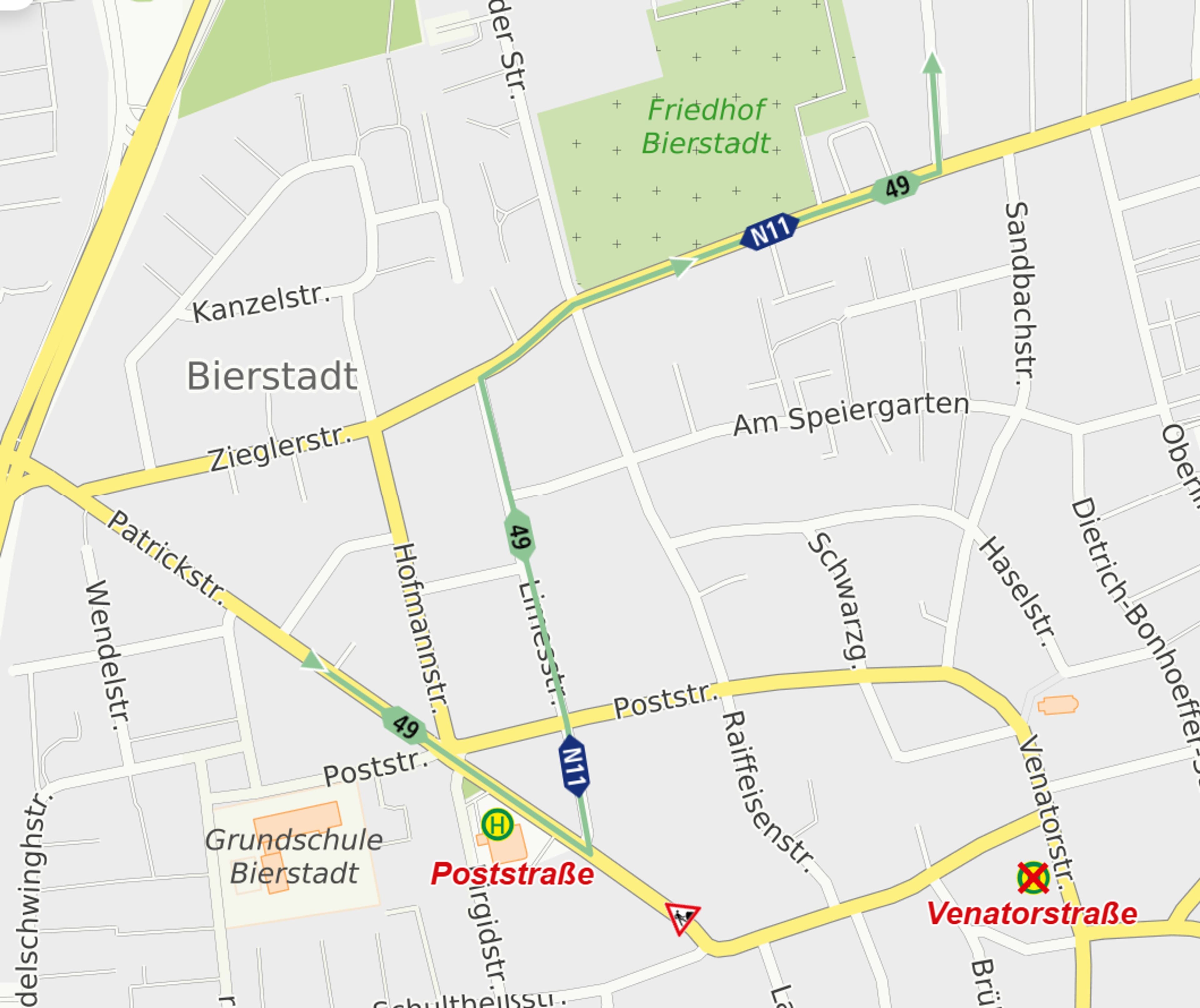 Schultheißstraße in Wiesbaden bis 11. November gesperrt | Symbolbild