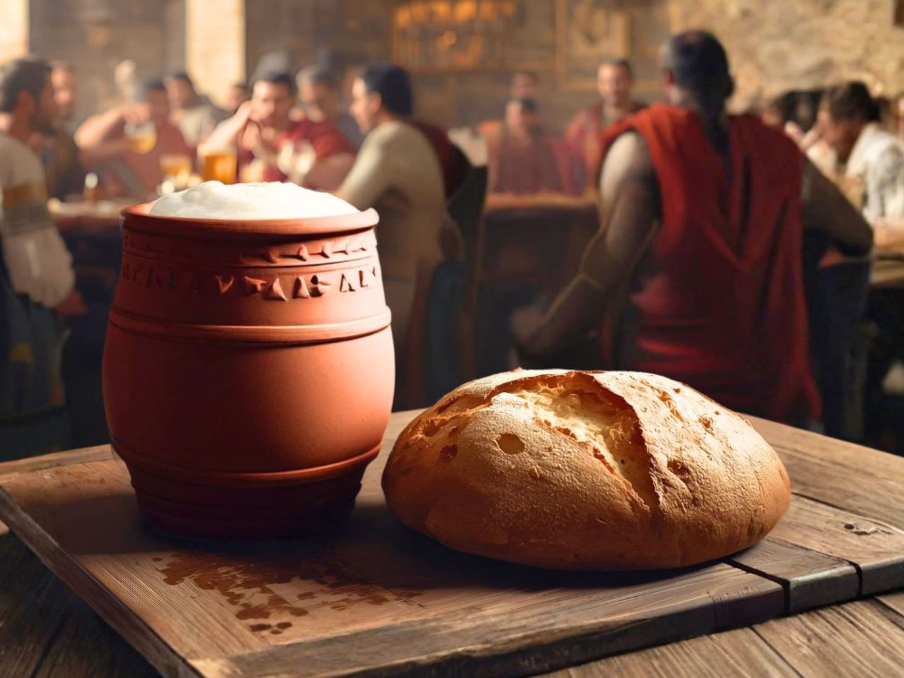 Bei der Weihnachtsausstellung im Öhringer Schloss erfahren Besucher mehr zu Brot und Bier in der Römerzeit.