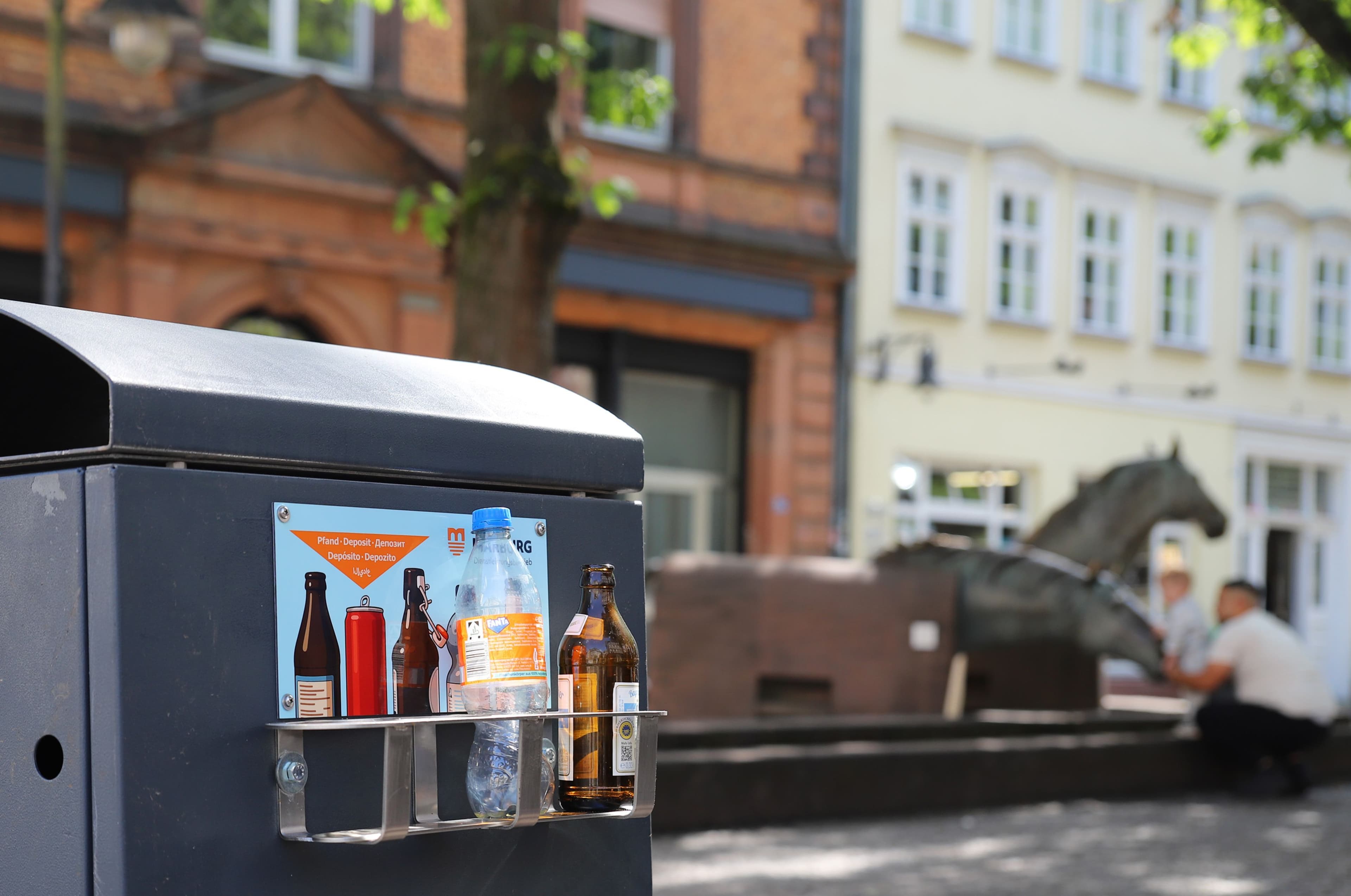 Marburg setzt auf Pfandringe für mehr Sauberkeit | Symbolbild
