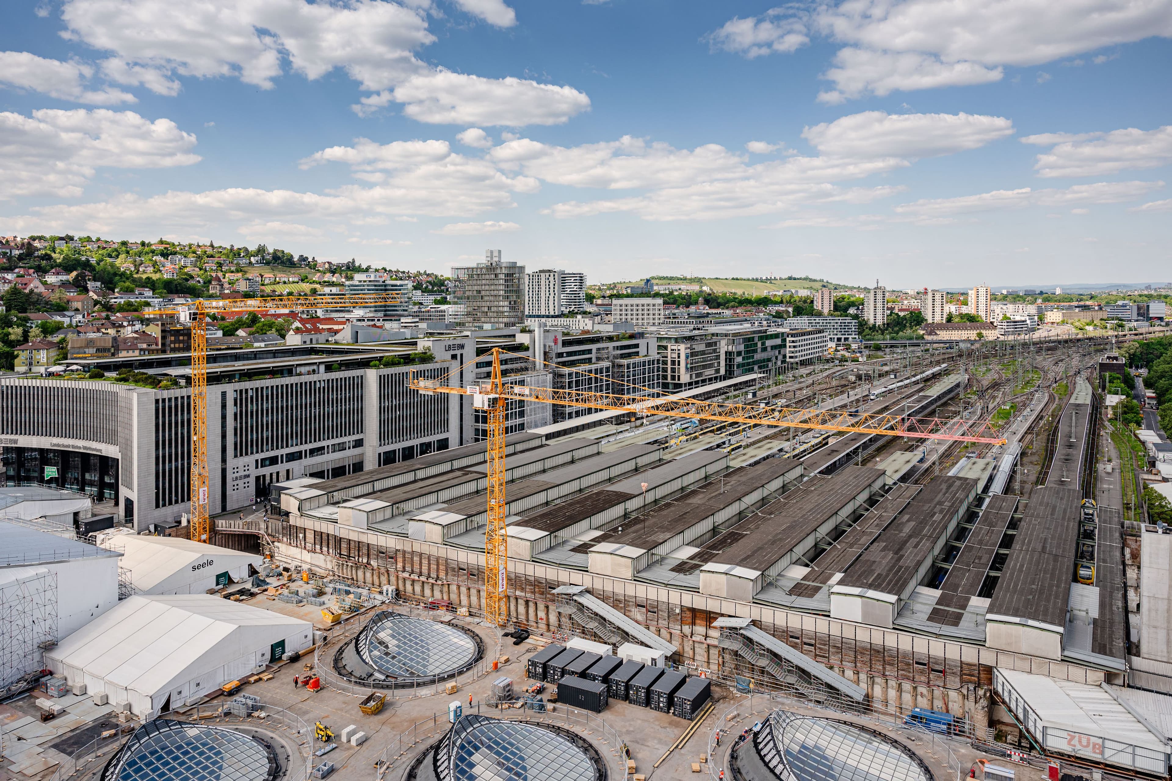 Gleisflächen des Kopfbahnhofs werden für das Stadtentwicklungsprojekt Stuttgart-Rosenstein freigestellt.
