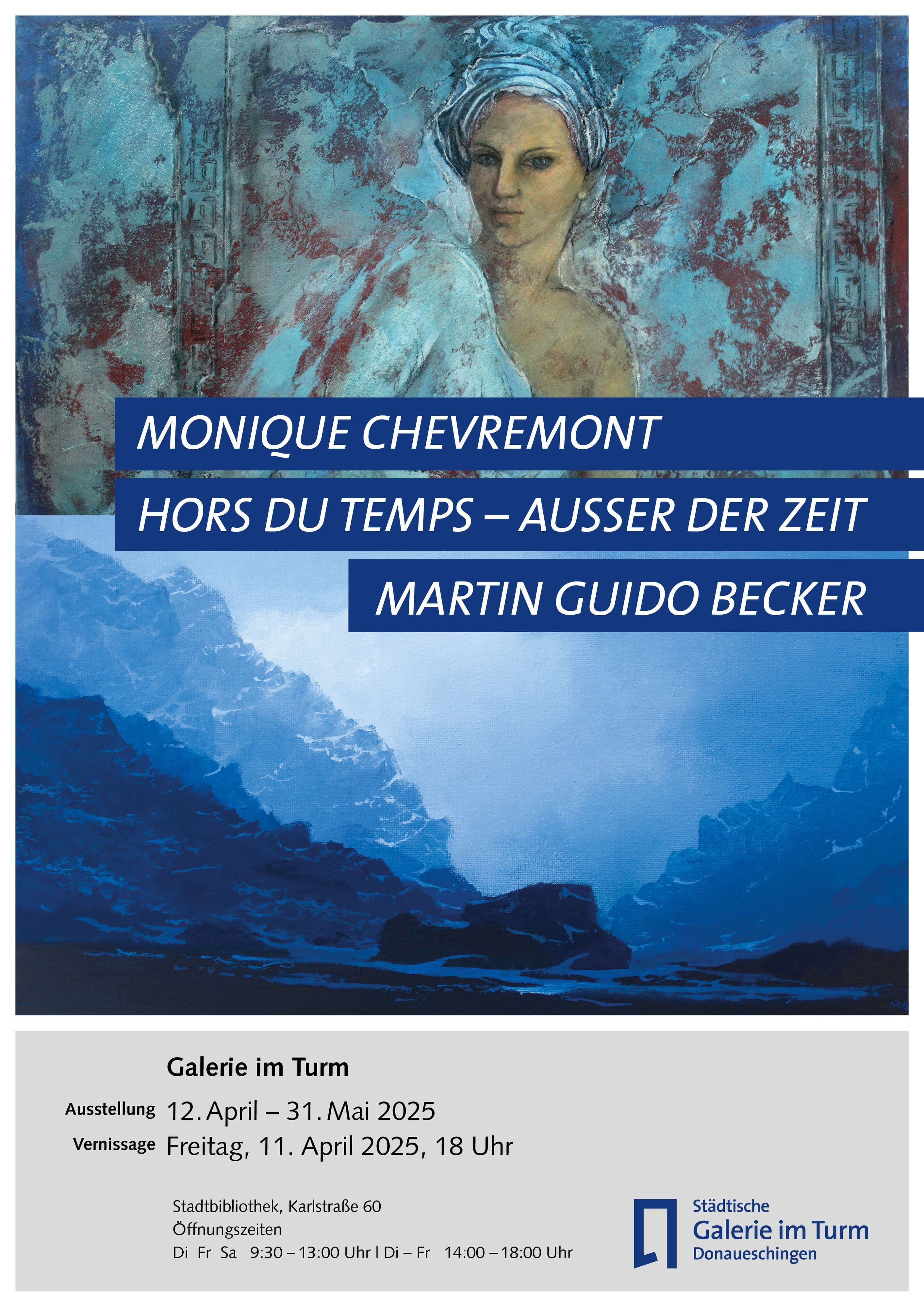 Die Ausstellung des Künstlerduos Monique Chevremont und Martin Guido Becker in der Galerie im Turm bietet einen Einblick in ihre einzigartigen Werke und kreative Visionen.