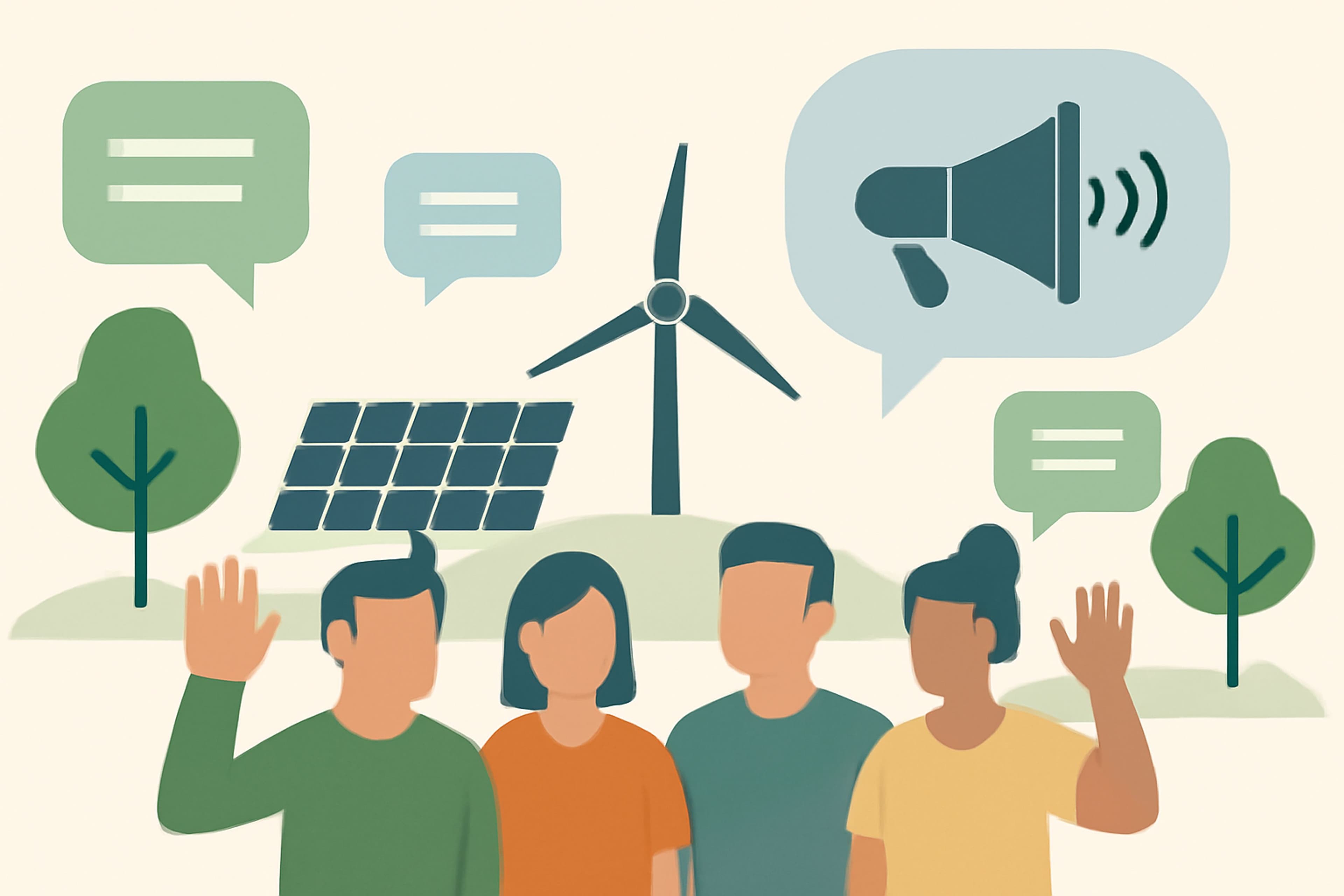 Grafik und QR-Code zur Bürgerbefragung zur Energiewende der Stadt Weilheim.