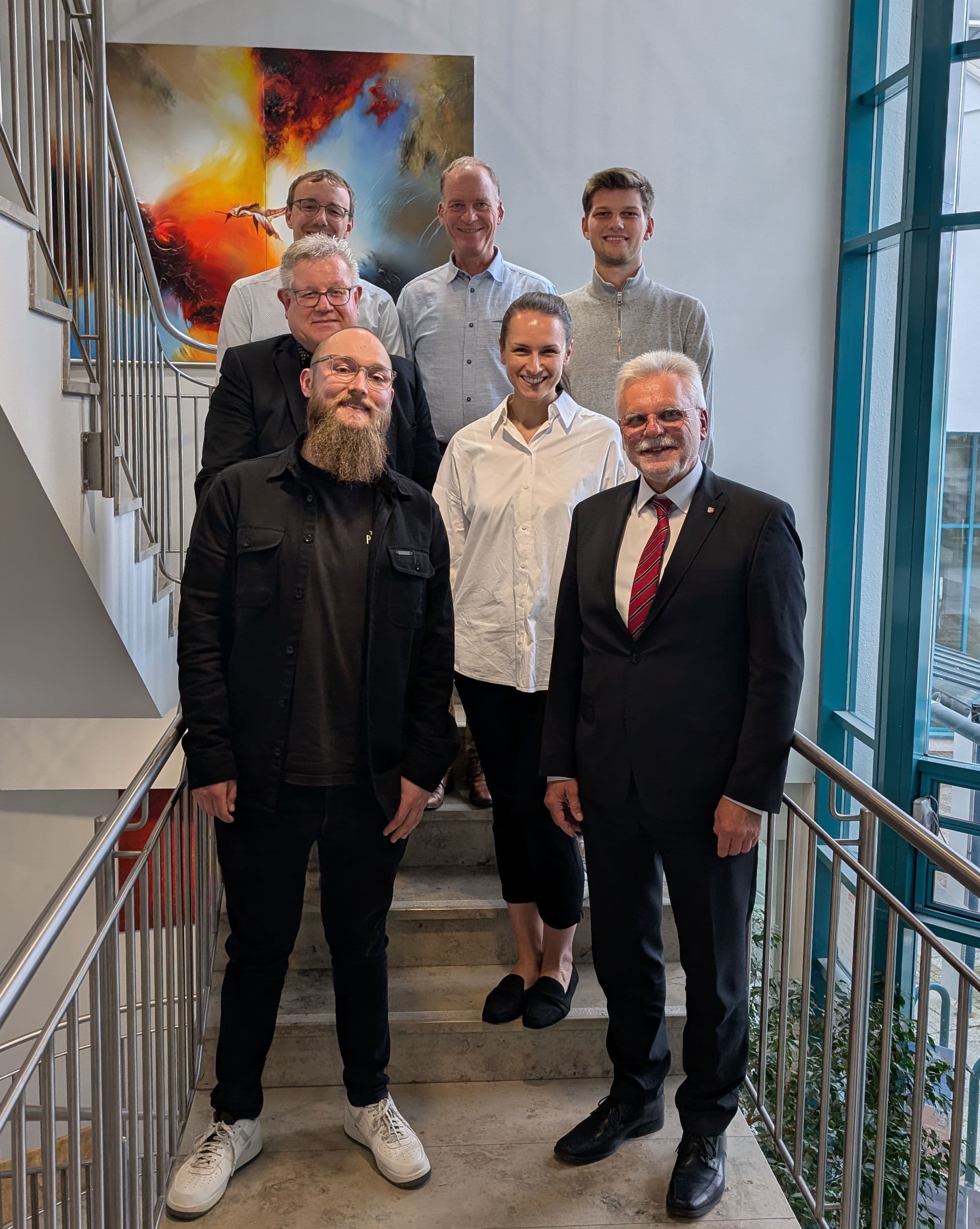 Frau Dr. Julia Dubowy wird als neue Informationssicherheitsbeauftragte der Stadt Ditzingen vorgestellt.