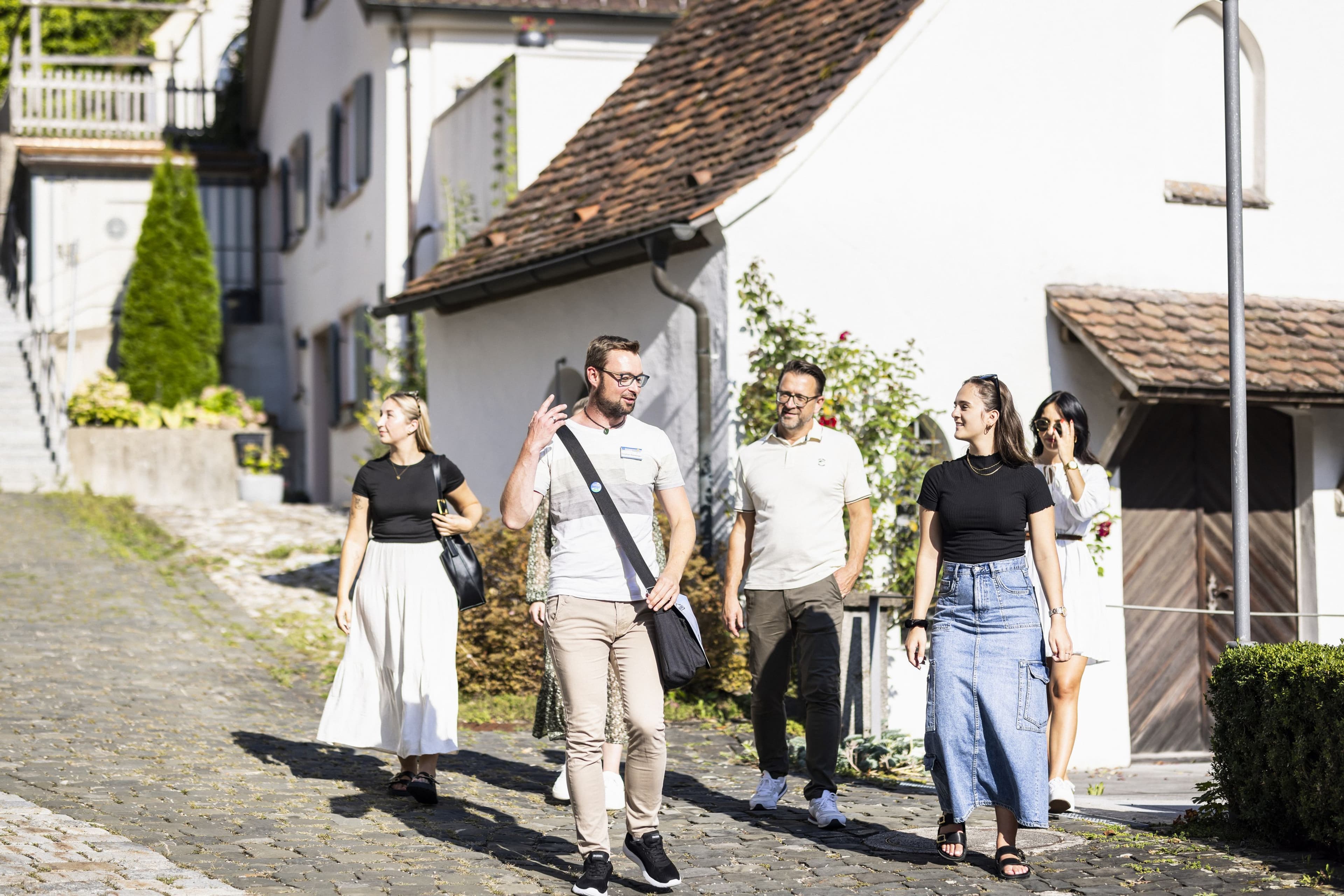 Historische Gassen und Fachwerkhäuser stehen im Mittelpunkt der Stadtführung durch Leutkirch.