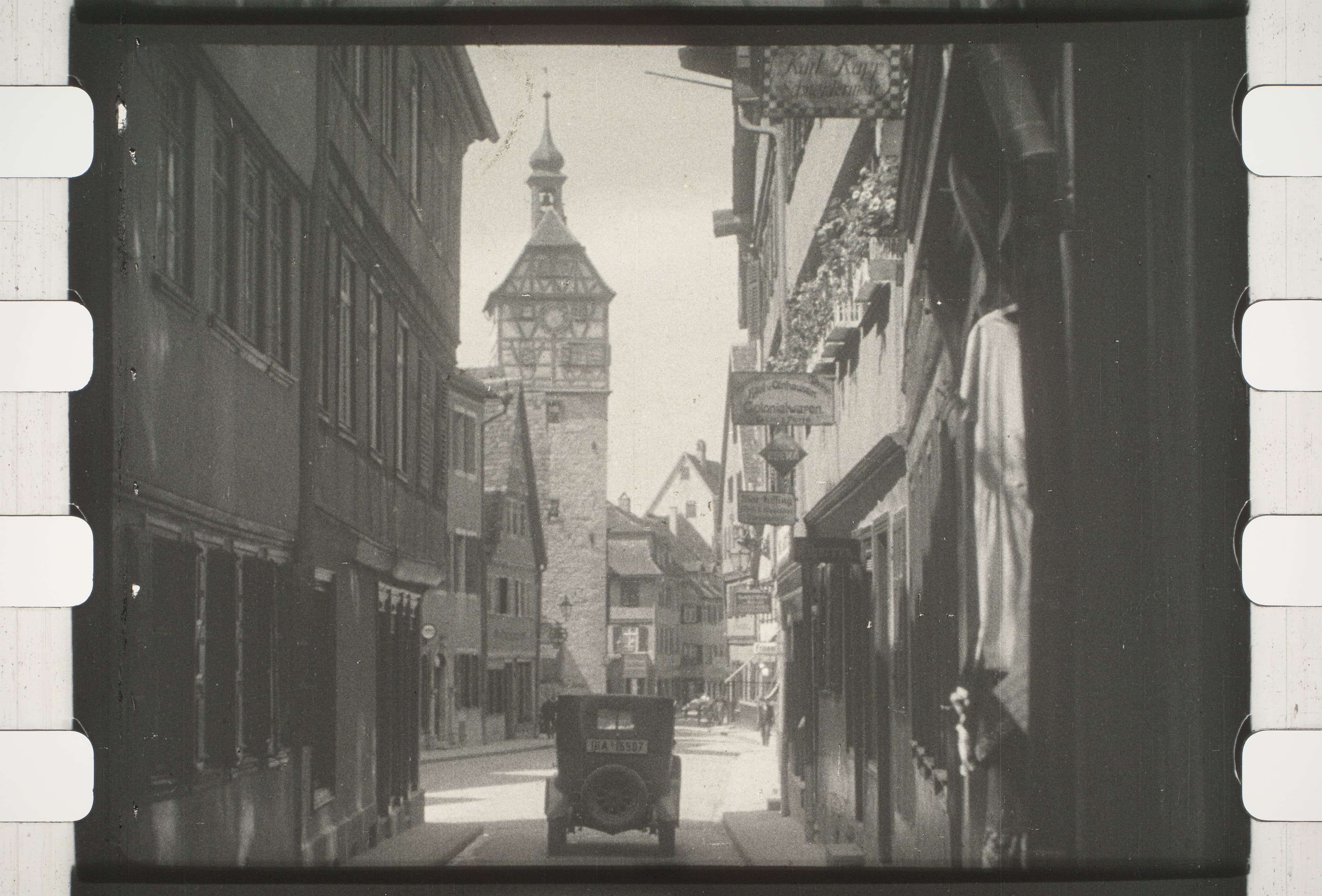 Filmaufnahmen dokumentieren 100 Jahre Stadtgeschichte Schwäbisch Halls im Neuen Globe.