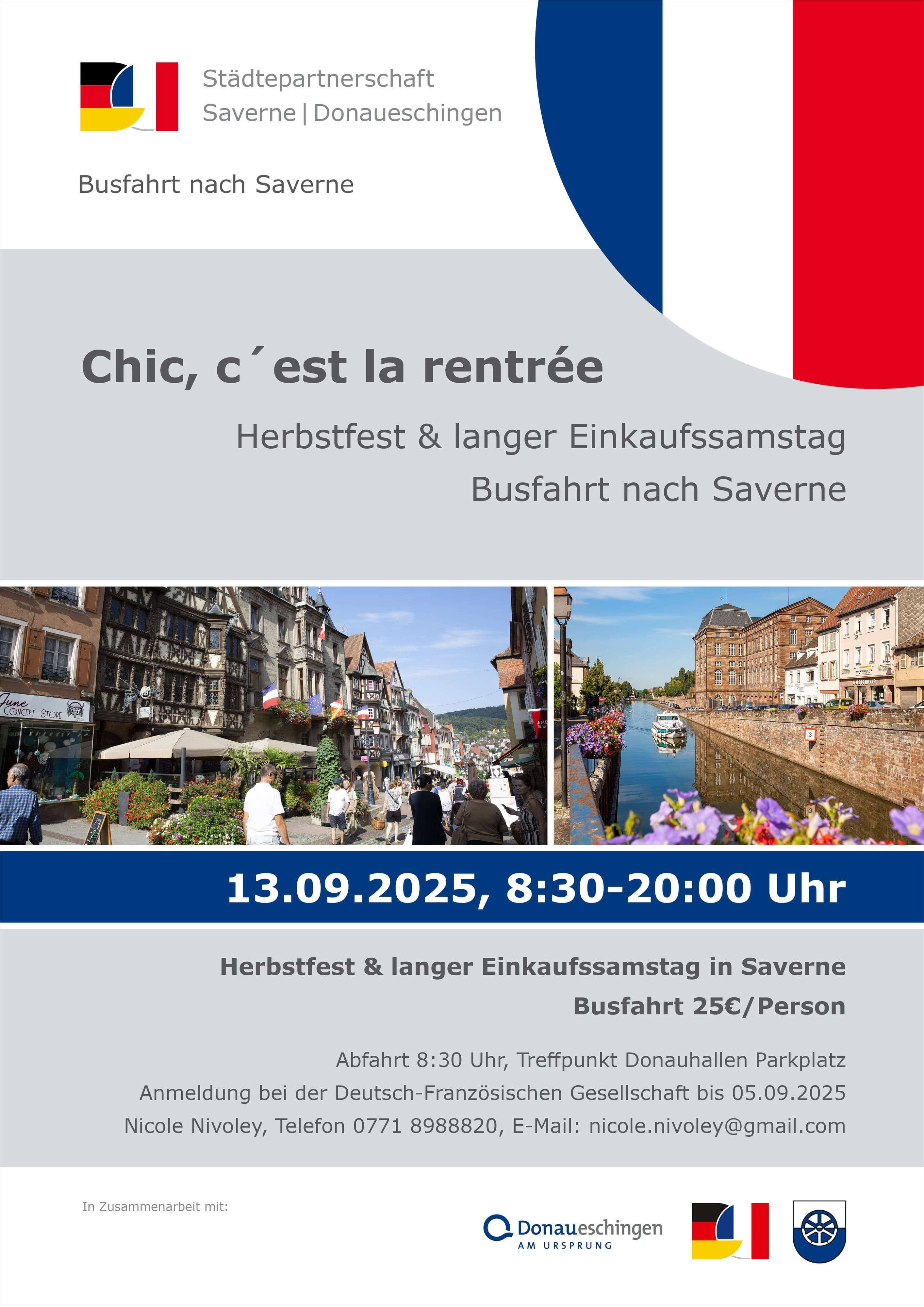 Busfahrt zum Herbstfest in Saverne | Symbolbild