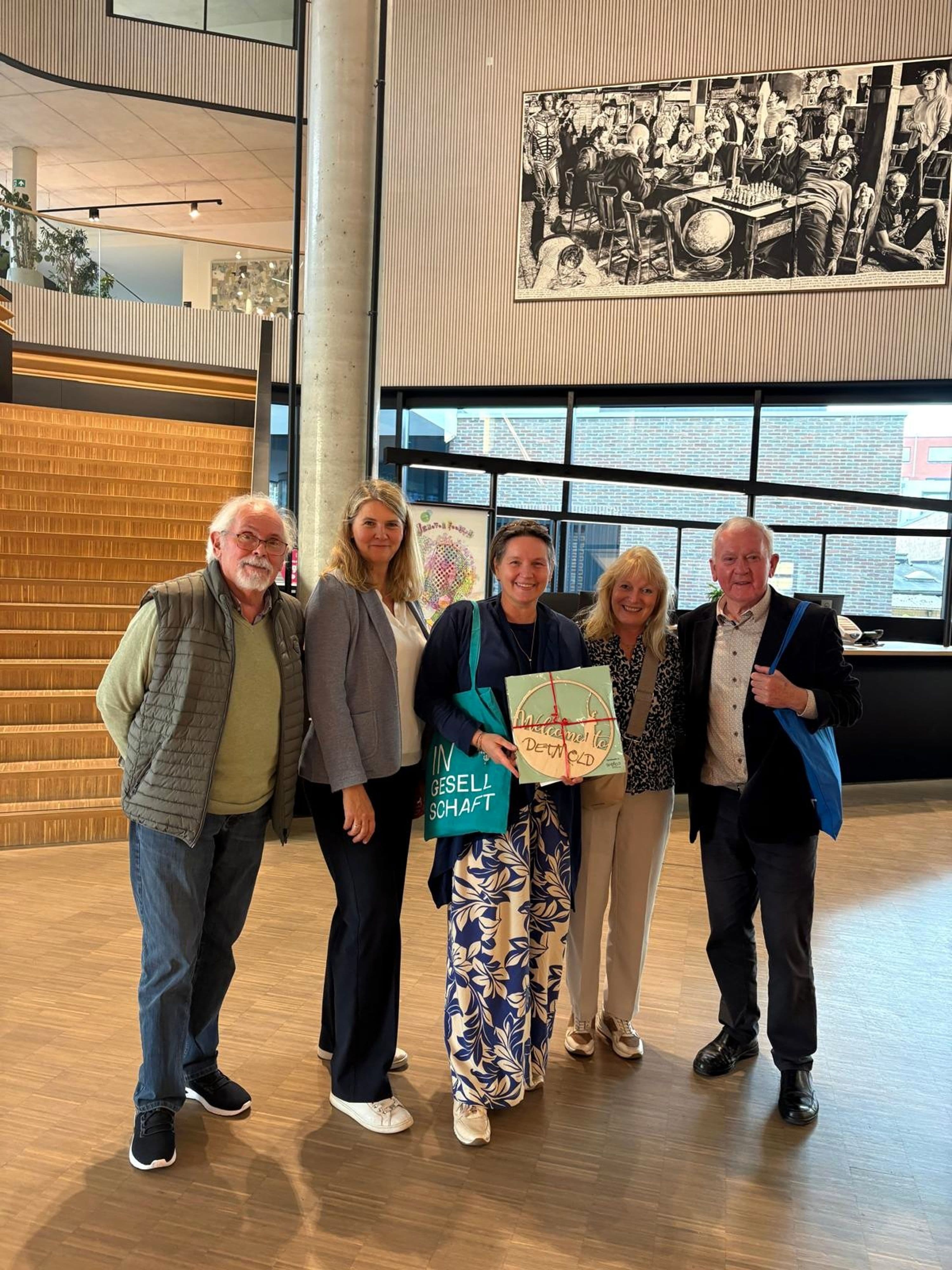 Planungstreffen zum 50-jährigen Partnerschaftsjubiläum zwischen Detmold und Hasselt.