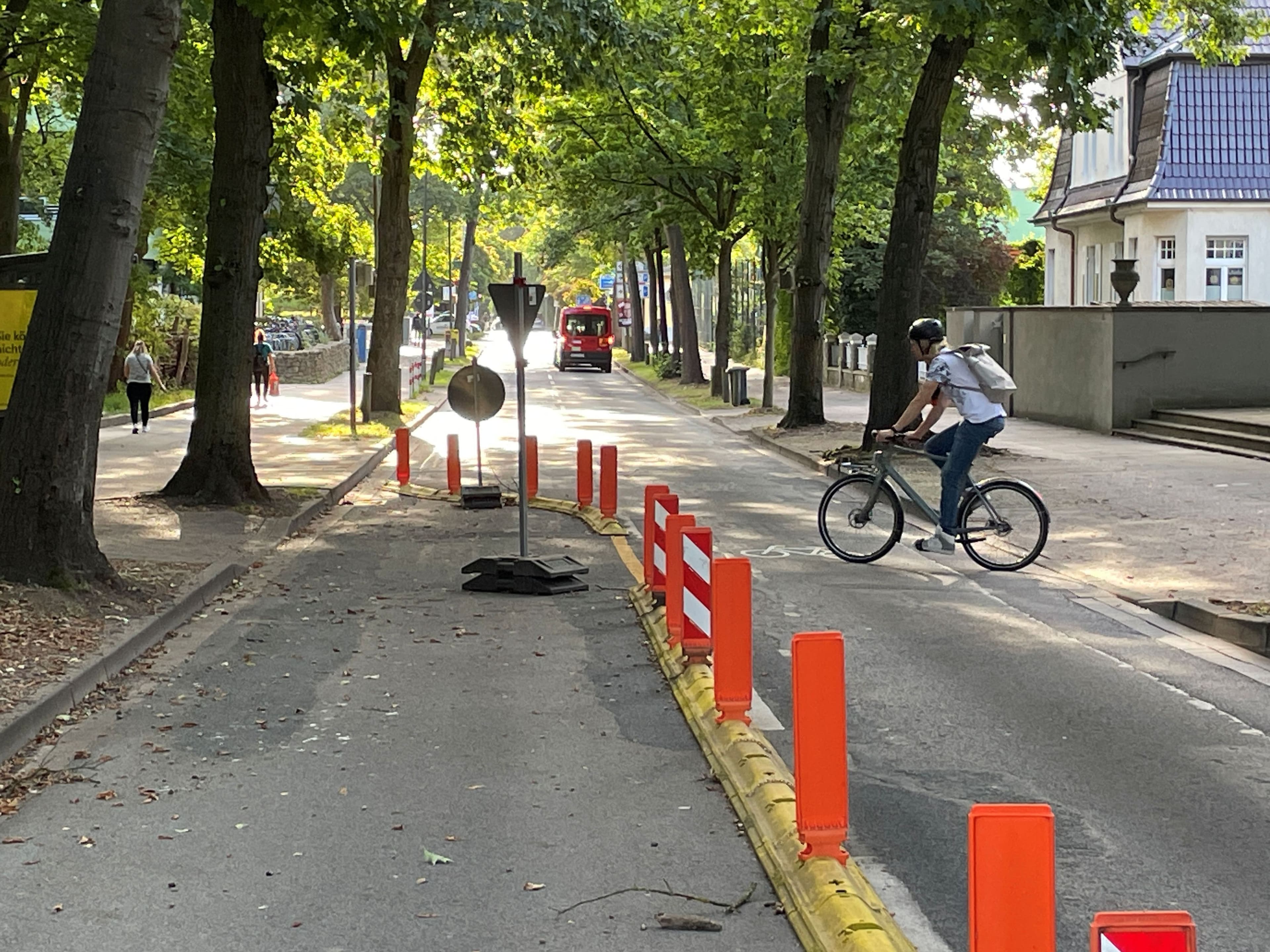 Engpassmarkierung in Minden: Erster Test erfolgreich | Symbolbild