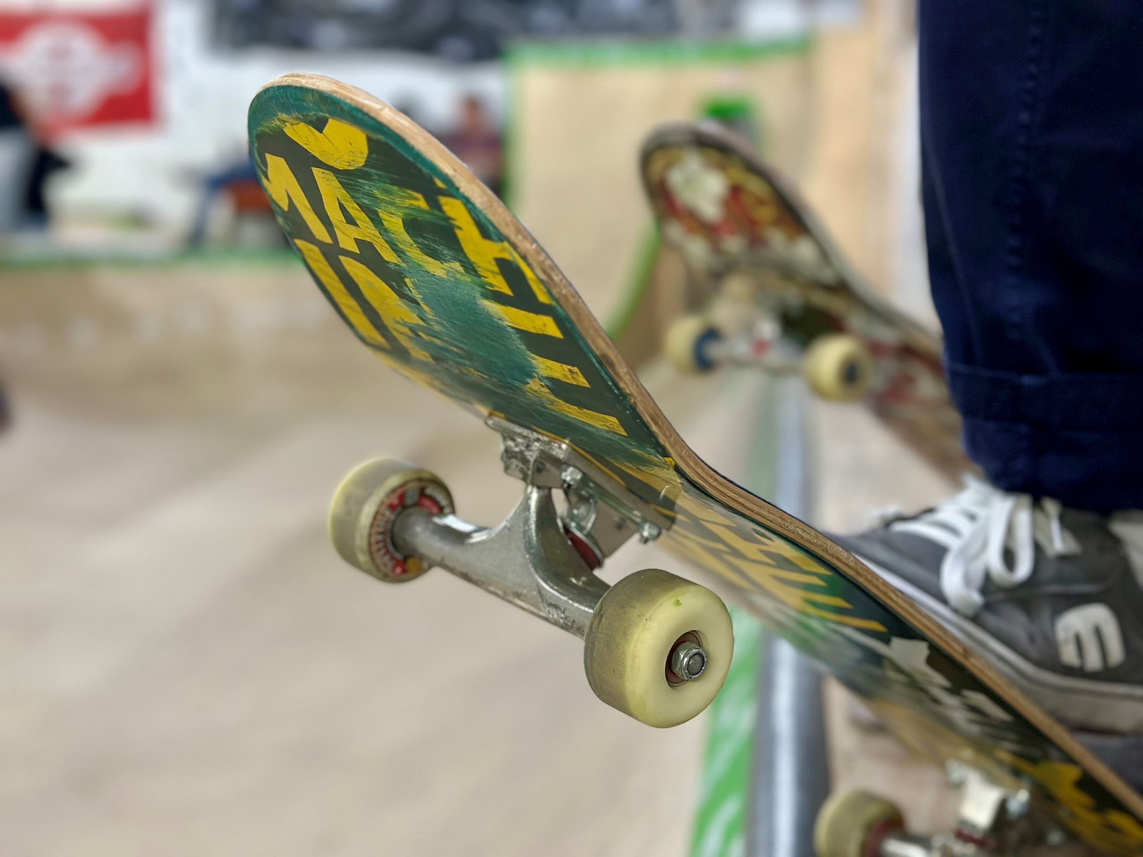 Vorbereitung auf die Skateboard-Meisterschaft im Skatehouse Hattingen.