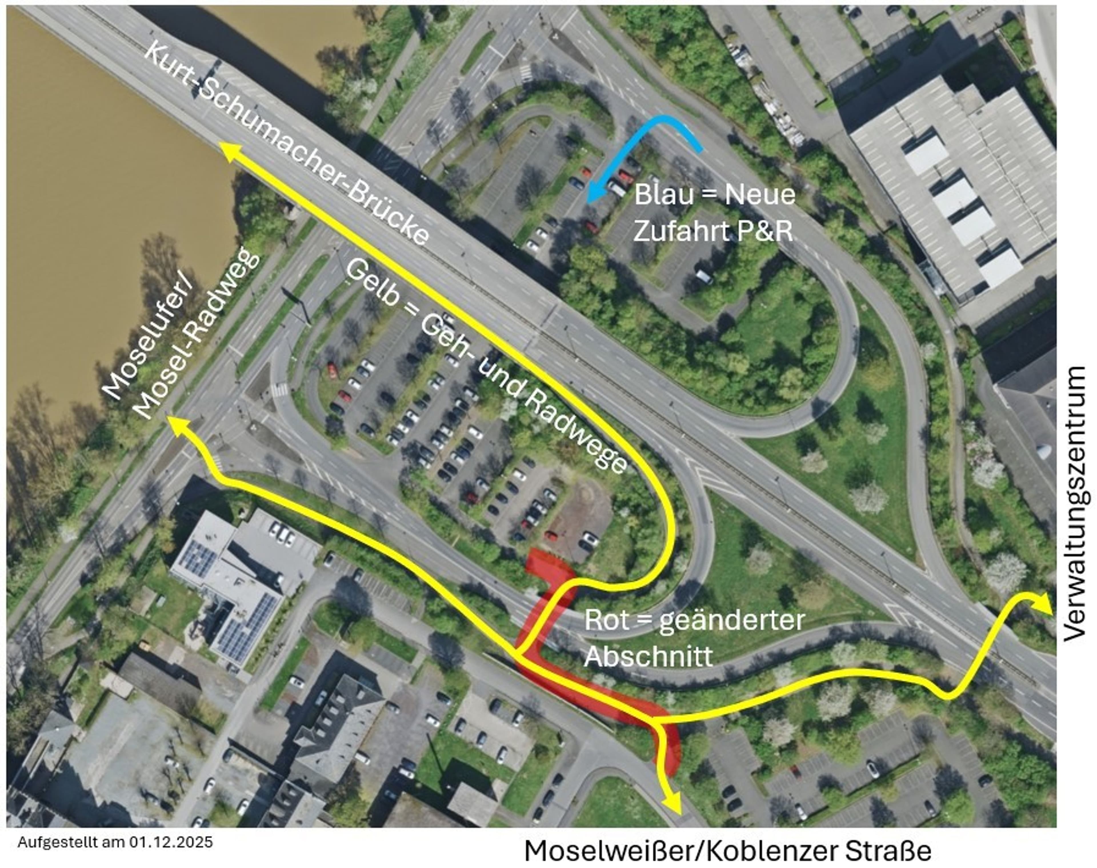 Kurt-Schumacher-Brücke für Pkw gesperrt | Symbolbild